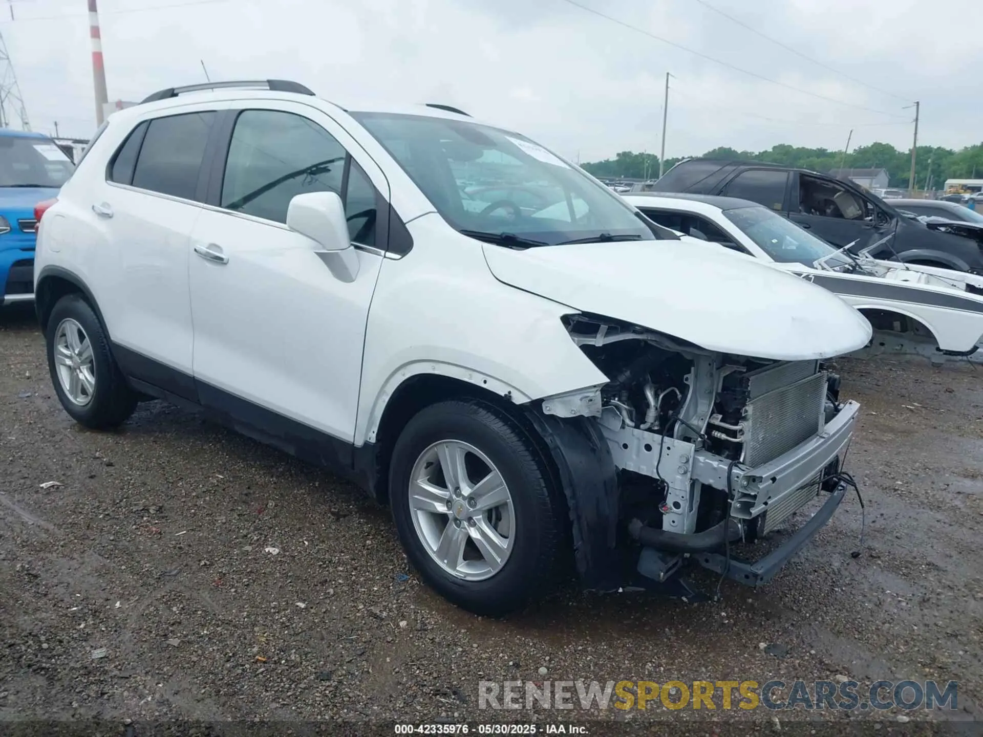 1 Photograph of a damaged car KL7CJLSB8KB912566 CHEVROLET TRAX 2019