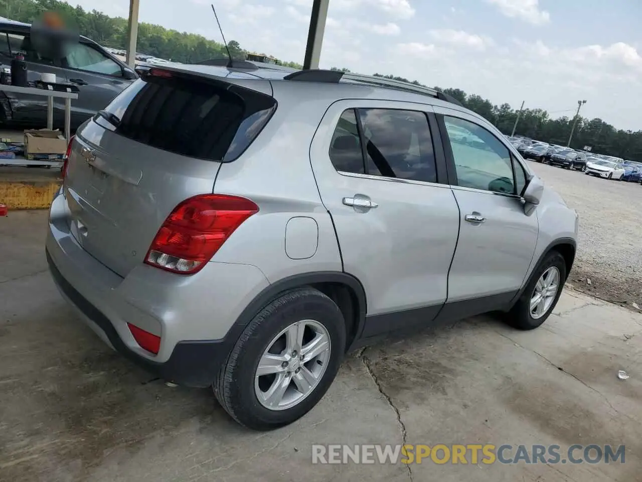3 Photograph of a damaged car KL7CJLSB8KB961993 CHEVROLET TRAX 2019