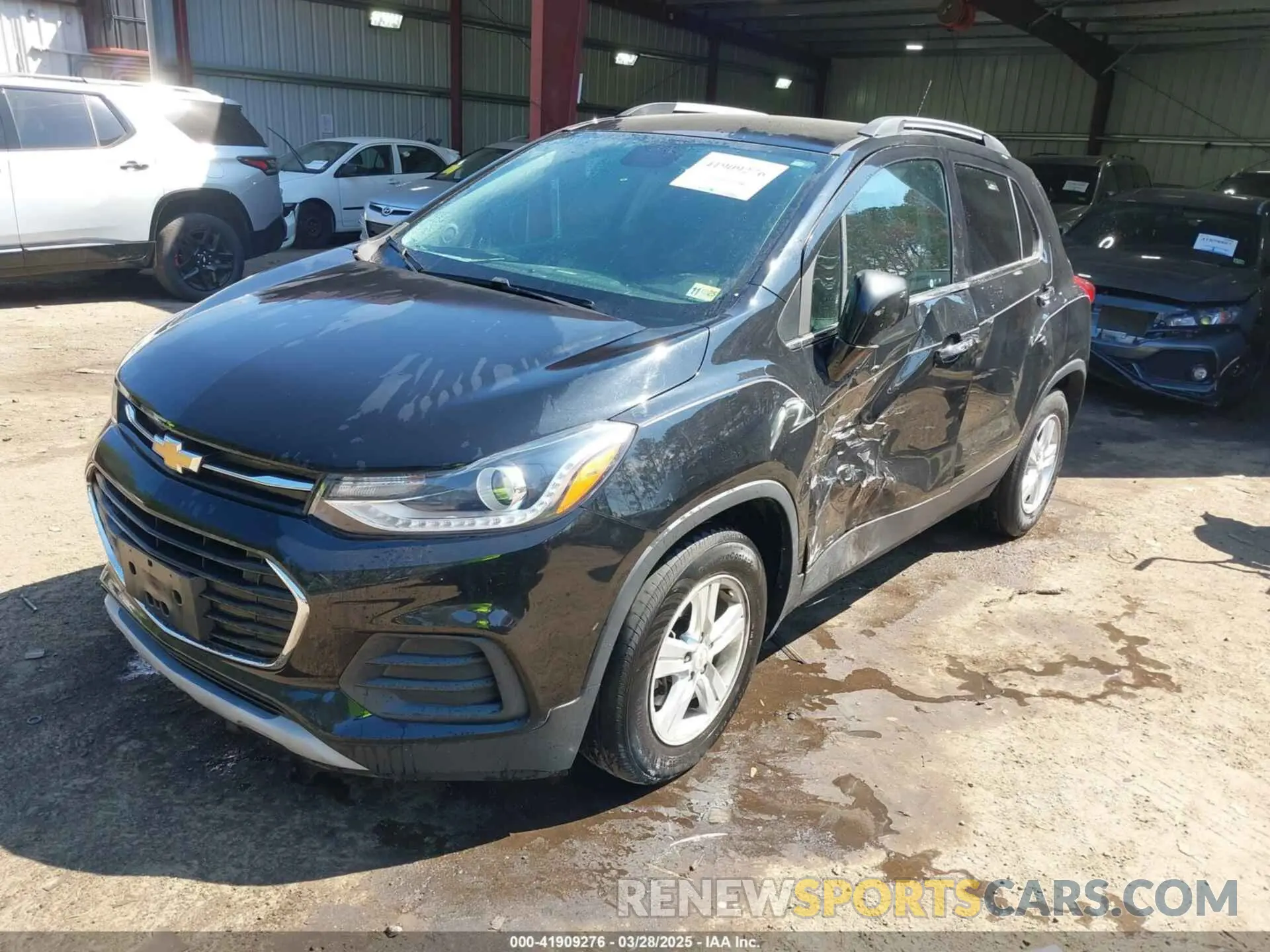 2 Photograph of a damaged car KL7CJLSB9KB907229 CHEVROLET TRAX 2019