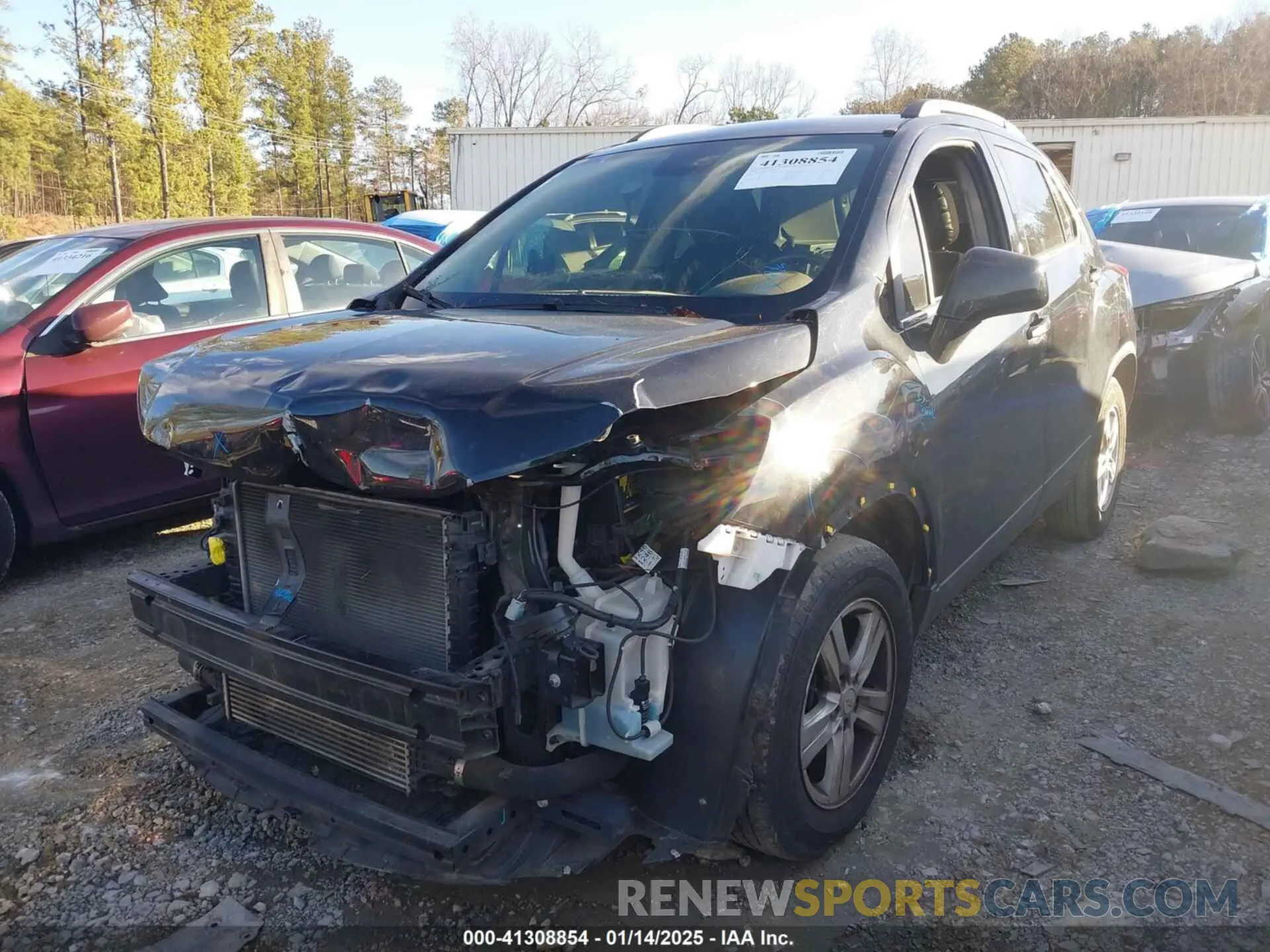 2 Photograph of a damaged car KL7CJLSB9KB947827 CHEVROLET TRAX 2019