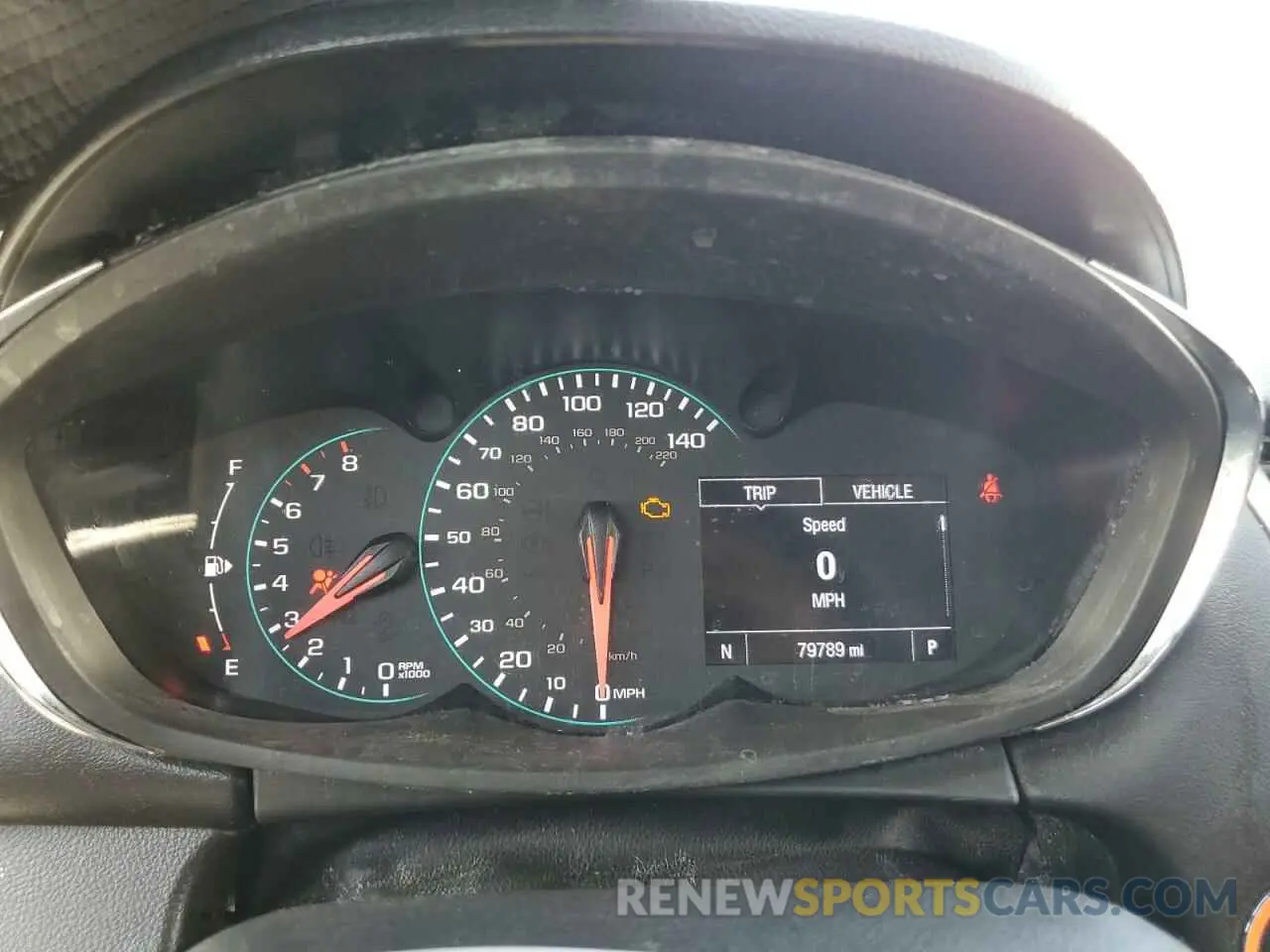 9 Photograph of a damaged car KL7CJLSBXKB821895 CHEVROLET TRAX 2019