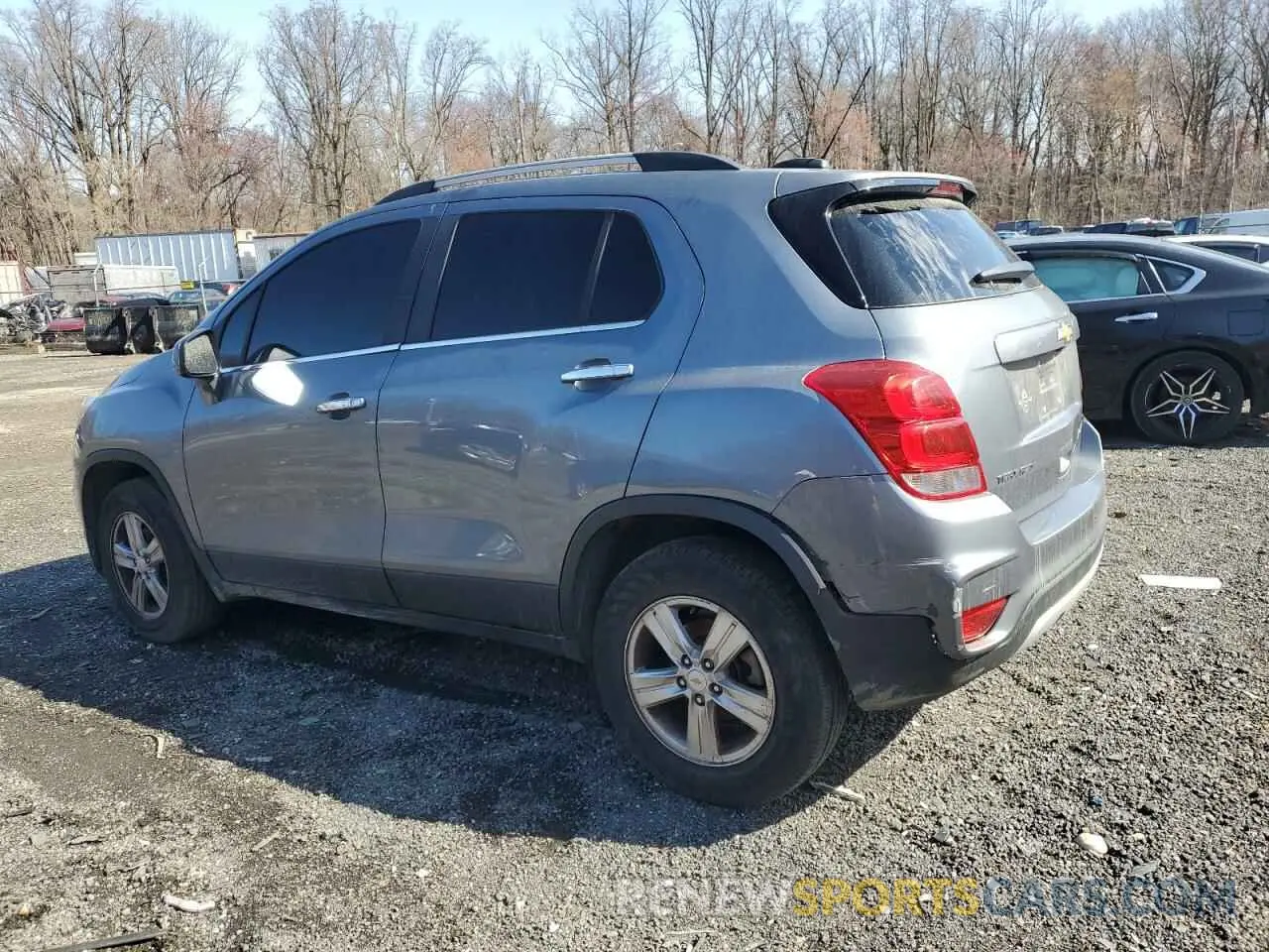 2 Photograph of a damaged car KL7CJPSB0KB896368 CHEVROLET TRAX 2019