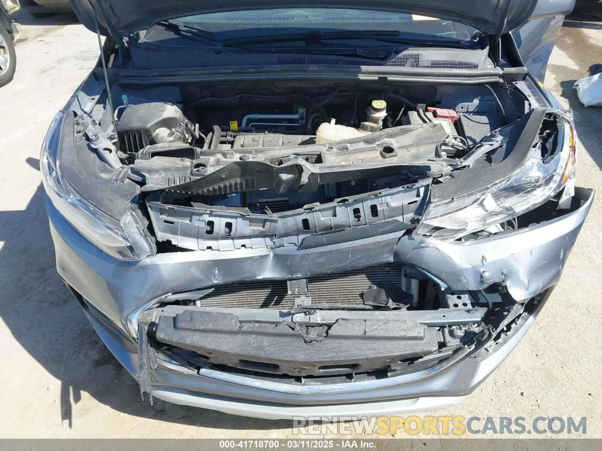 10 Photograph of a damaged car KL7CJPSB1KB901450 CHEVROLET TRAX 2019