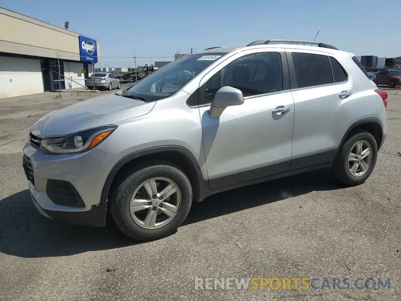 1 Photograph of a damaged car KL7CJPSB2KB727503 CHEVROLET TRAX 2019