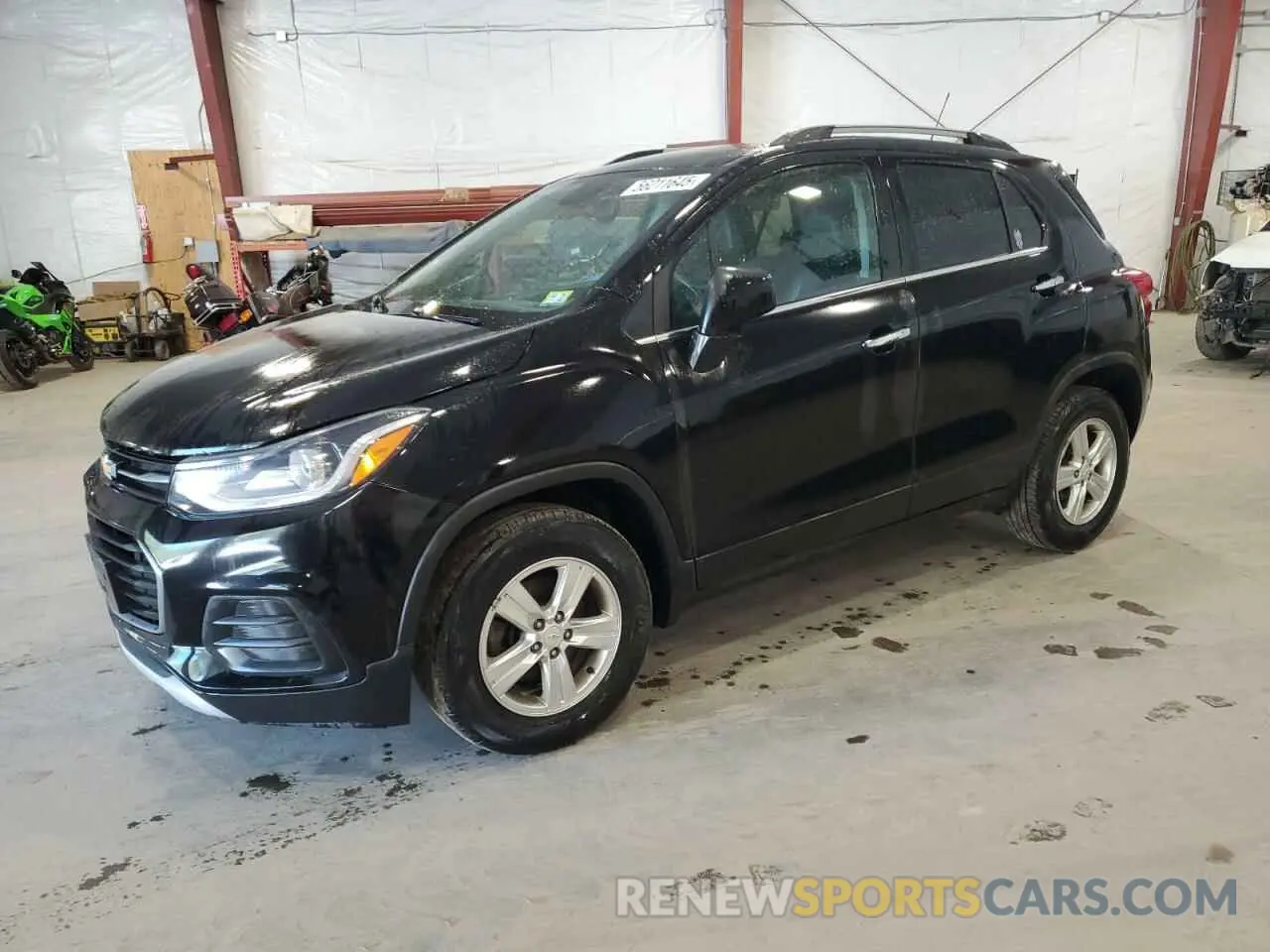 1 Photograph of a damaged car KL7CJPSB2KB748416 CHEVROLET TRAX 2019