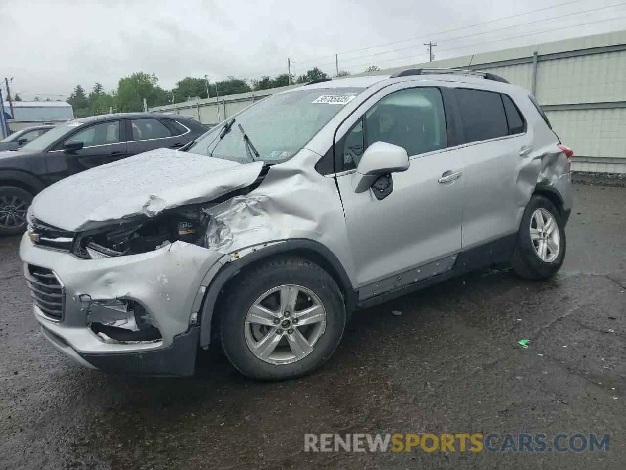 1 Photograph of a damaged car KL7CJPSB2KB882116 CHEVROLET TRAX 2019