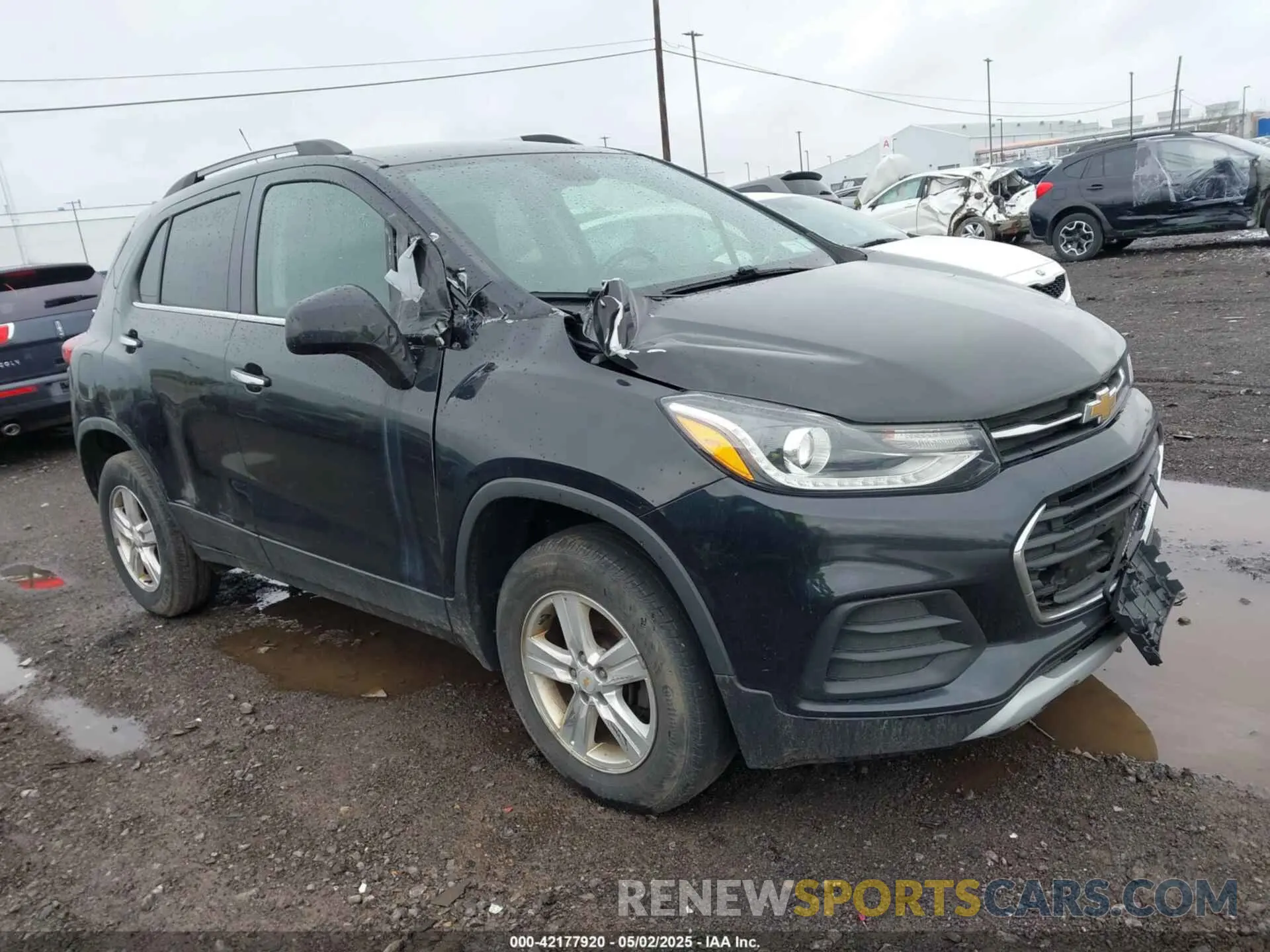 1 Photograph of a damaged car KL7CJPSB3KB897322 CHEVROLET TRAX 2019