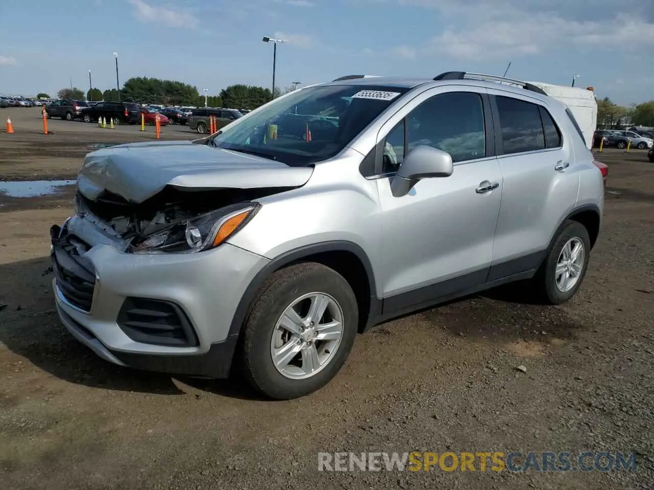 1 Photograph of a damaged car KL7CJPSB4KB736283 CHEVROLET TRAX 2019