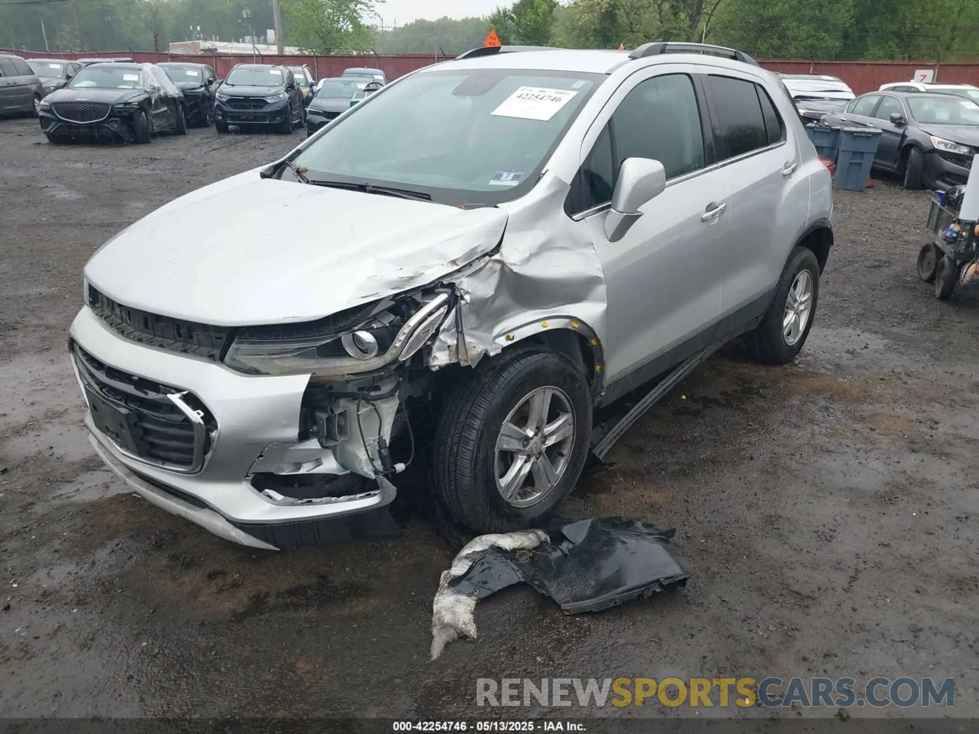 6 Photograph of a damaged car KL7CJPSB4KB806025 CHEVROLET TRAX 2019