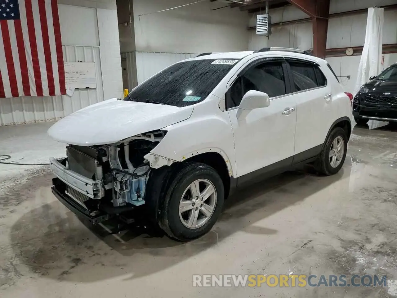 1 Photograph of a damaged car KL7CJPSB4KB931588 CHEVROLET TRAX 2019
