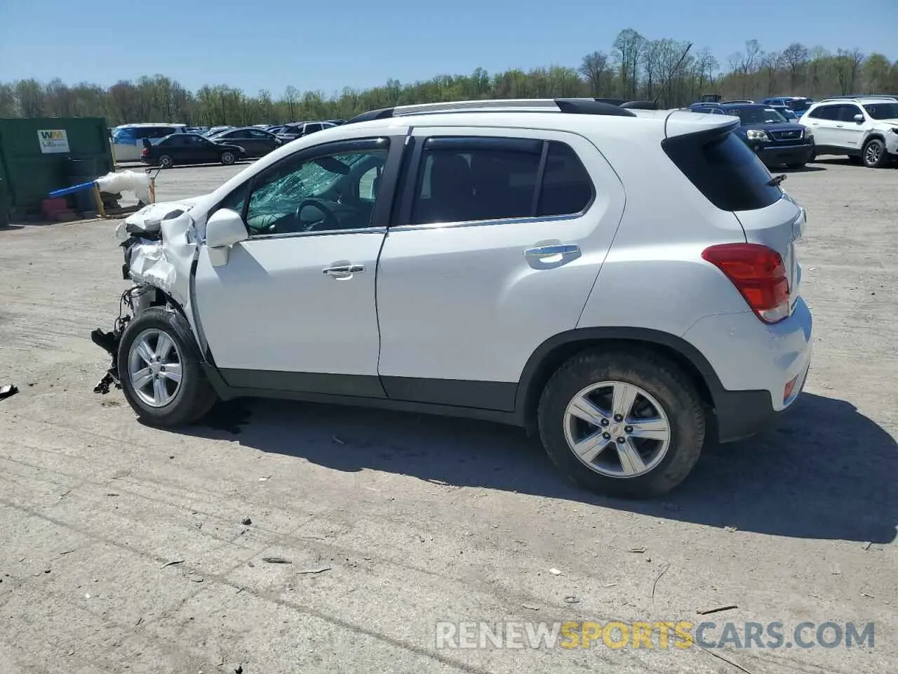 2 Photograph of a damaged car KL7CJPSB4KB948729 CHEVROLET TRAX 2019