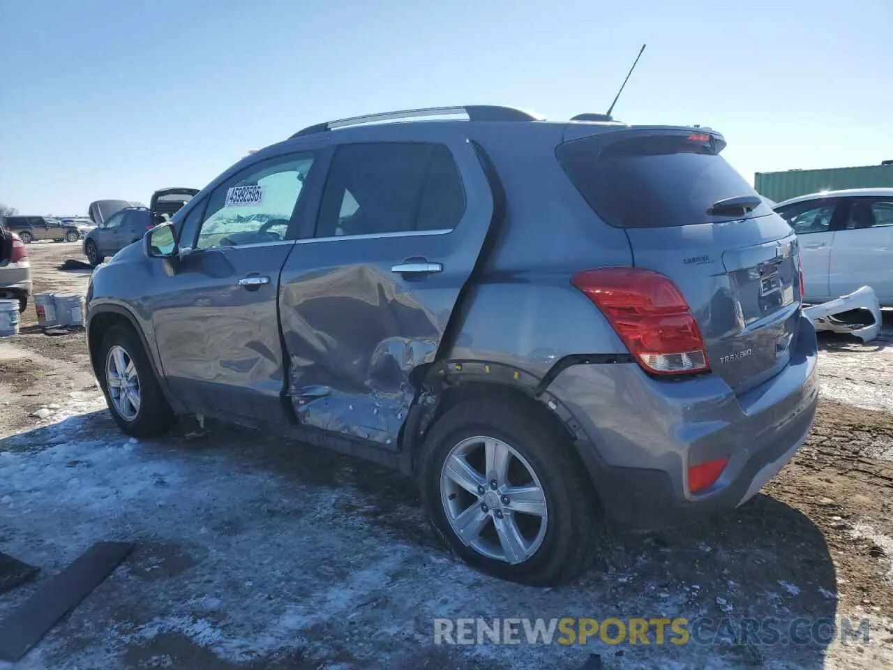2 Photograph of a damaged car KL7CJPSB5KB747292 CHEVROLET TRAX 2019