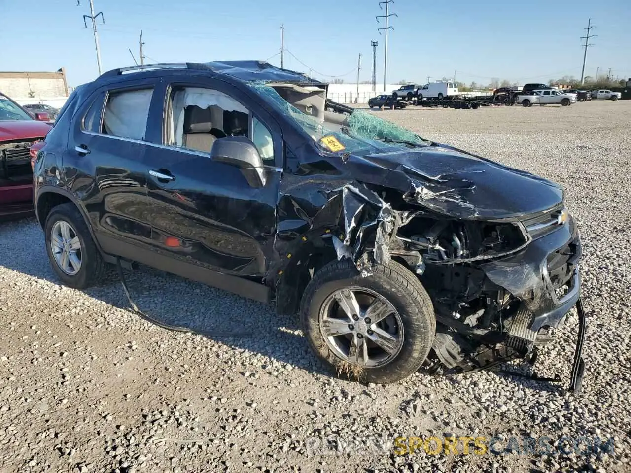 4 Photograph of a damaged car KL7CJPSB7KB719316 CHEVROLET TRAX 2019