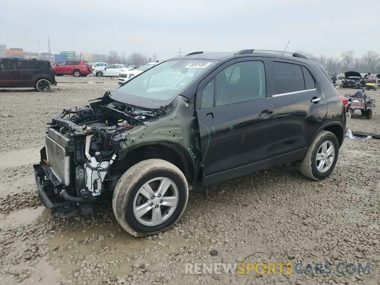 1 Photograph of a damaged car KL7CJPSB7KB896500 CHEVROLET TRAX 2019
