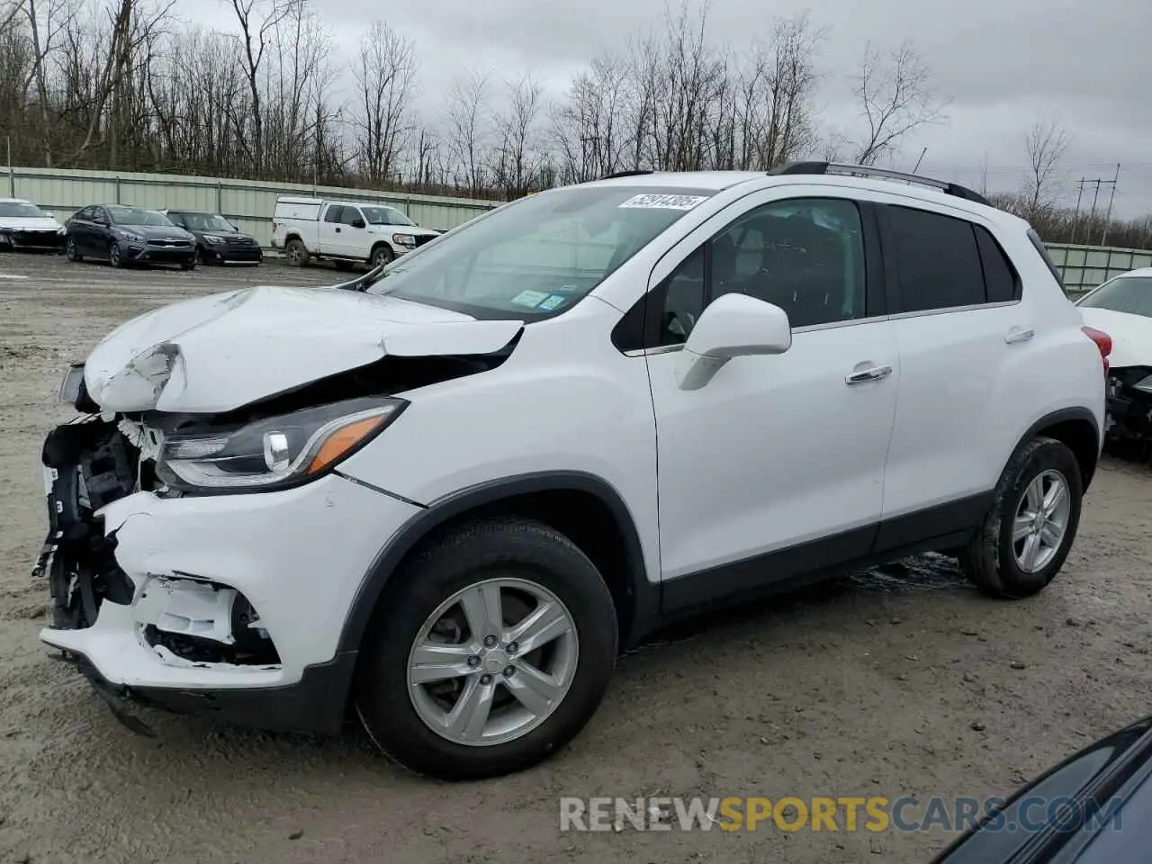 1 Photograph of a damaged car KL7CJPSB7KB927261 CHEVROLET TRAX 2019
