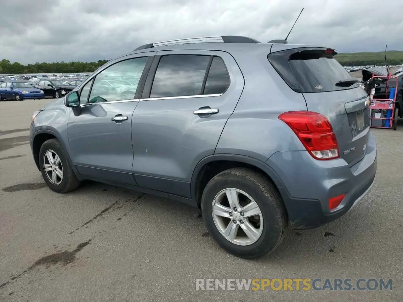 2 Photograph of a damaged car KL7CJPSB7KB937434 CHEVROLET TRAX 2019