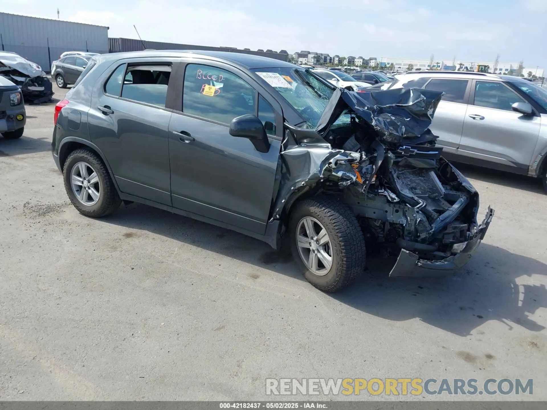 1 Photograph of a damaged car 3GNCJKSB0LL247795 CHEVROLET TRAX 2020