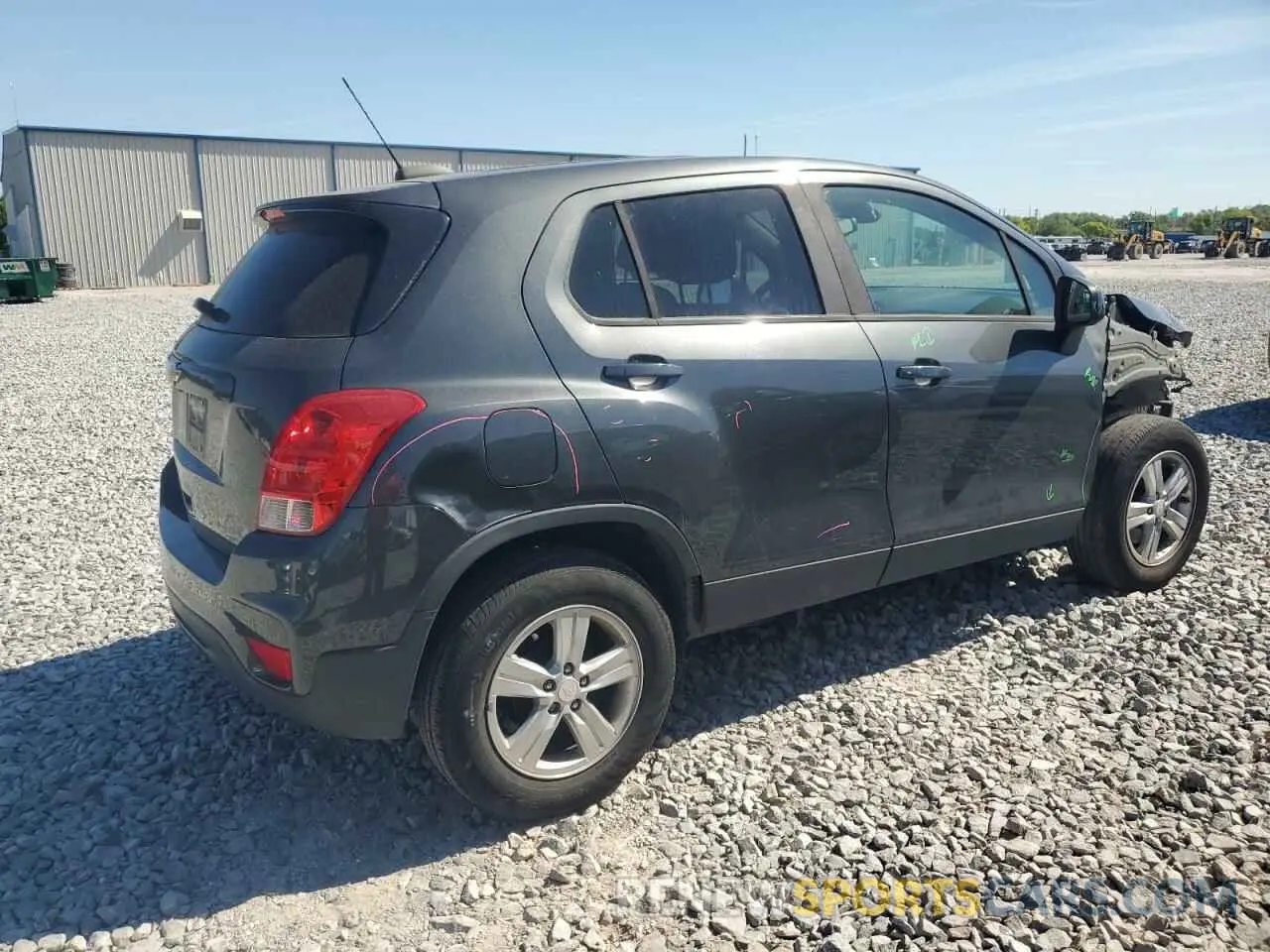3 Photograph of a damaged car 3GNCJKSB0LL272616 CHEVROLET TRAX 2020