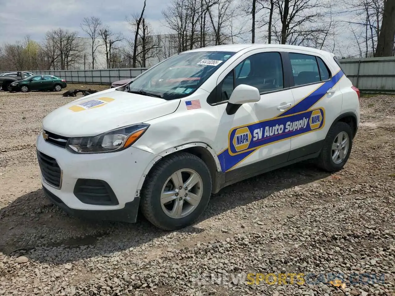 1 Photograph of a damaged car 3GNCJKSB1LL137404 CHEVROLET TRAX 2020