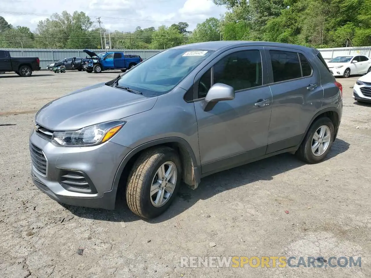 1 Photograph of a damaged car 3GNCJKSB1LL138343 CHEVROLET TRAX 2020