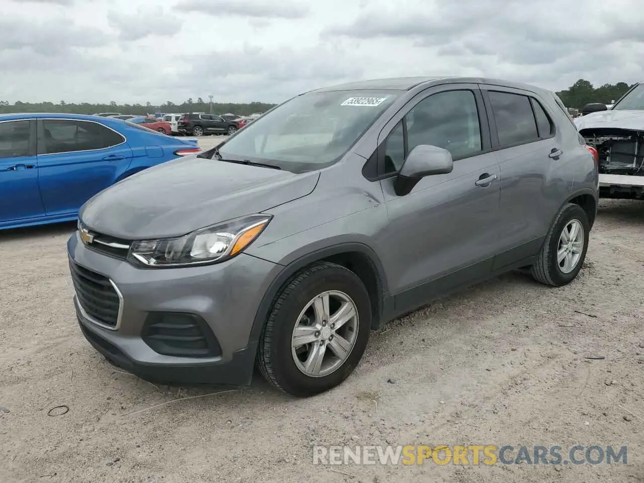 1 Photograph of a damaged car 3GNCJKSB2LL164319 CHEVROLET TRAX 2020