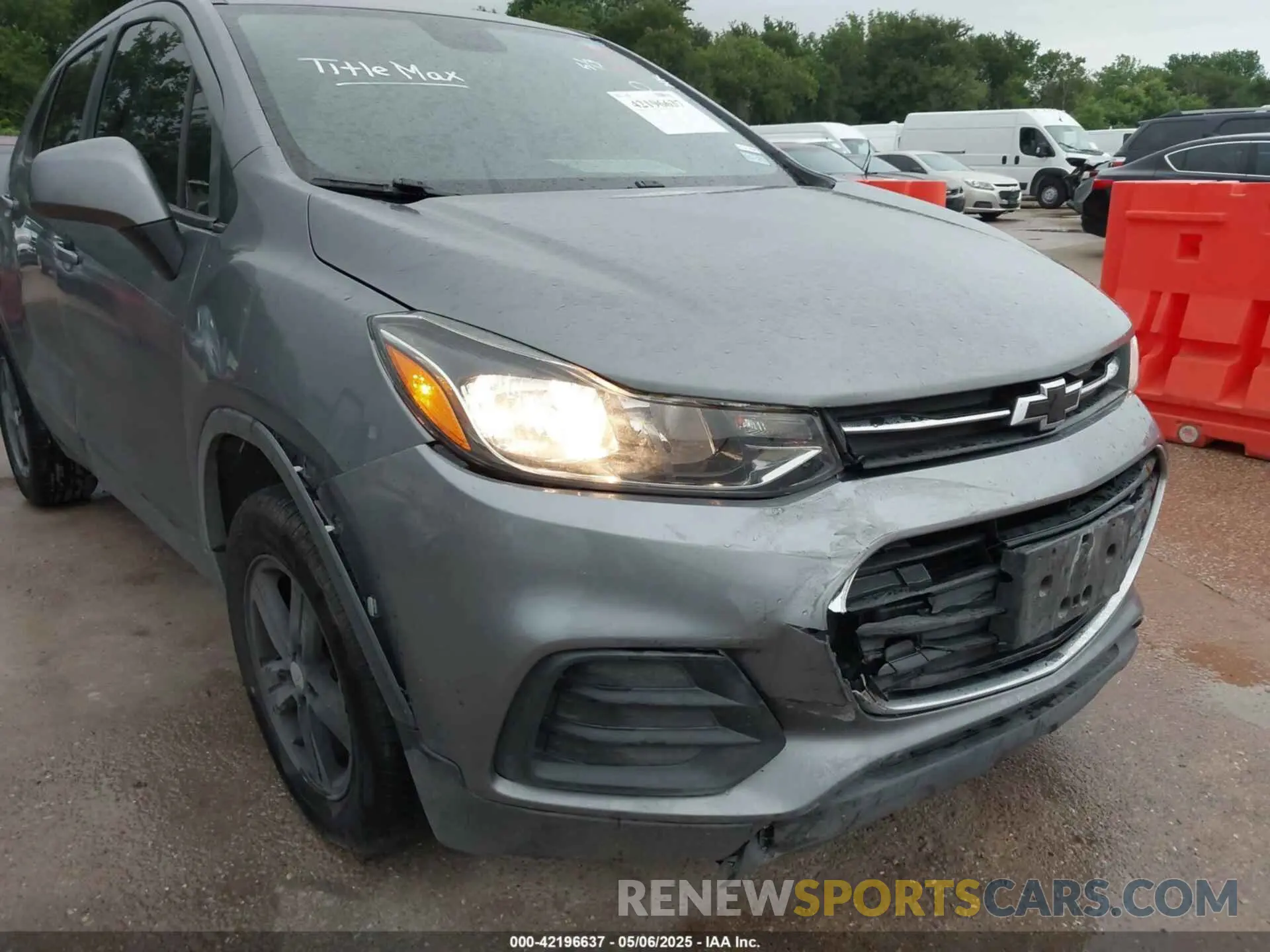 6 Photograph of a damaged car 3GNCJKSB2LL221800 CHEVROLET TRAX 2020