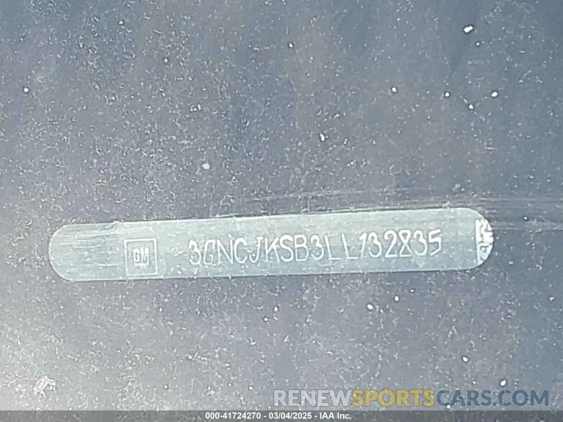 9 Photograph of a damaged car 3GNCJKSB3LL132835 CHEVROLET TRAX 2020
