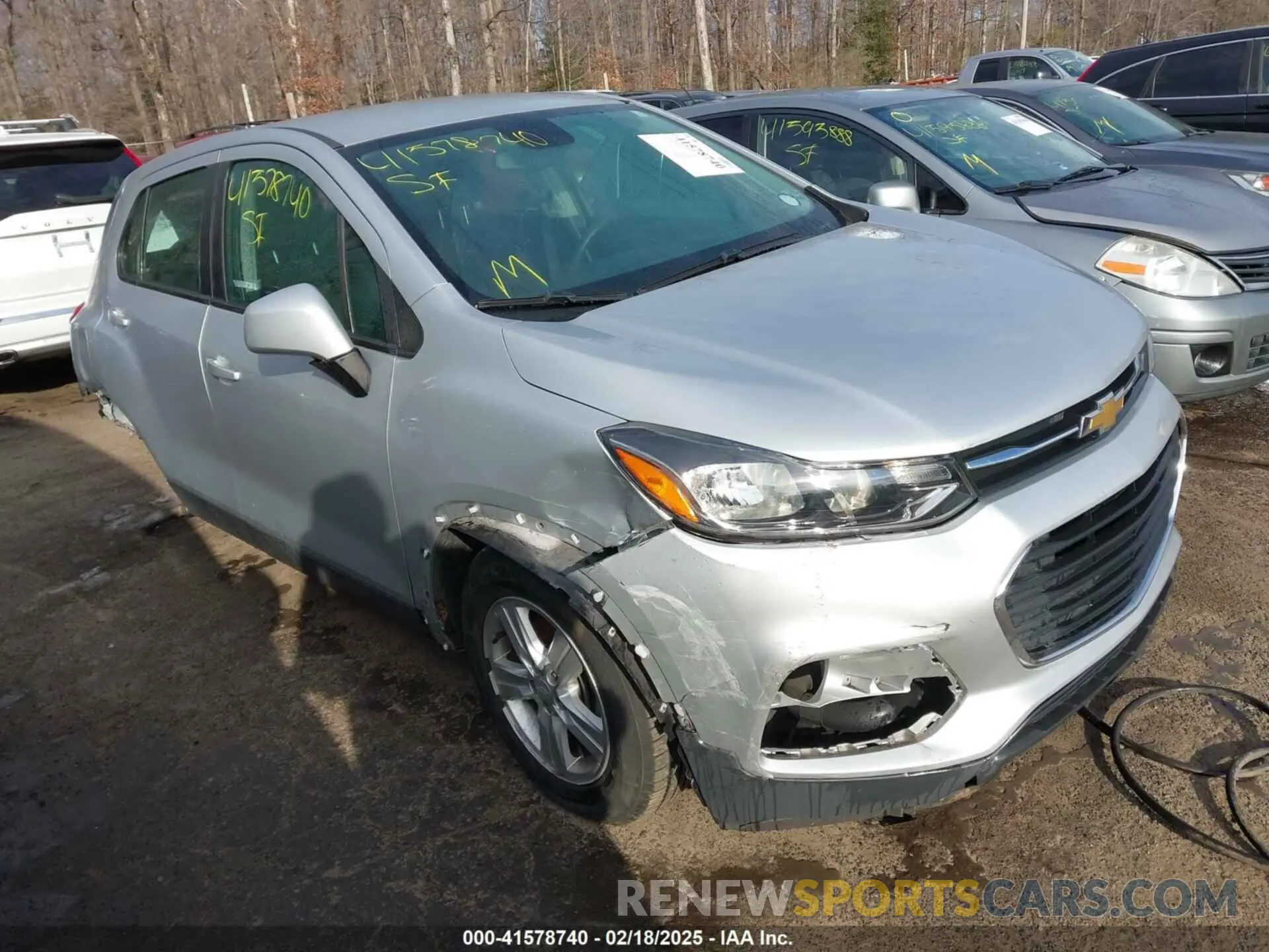 1 Photograph of a damaged car 3GNCJKSB3LL202754 CHEVROLET TRAX 2020