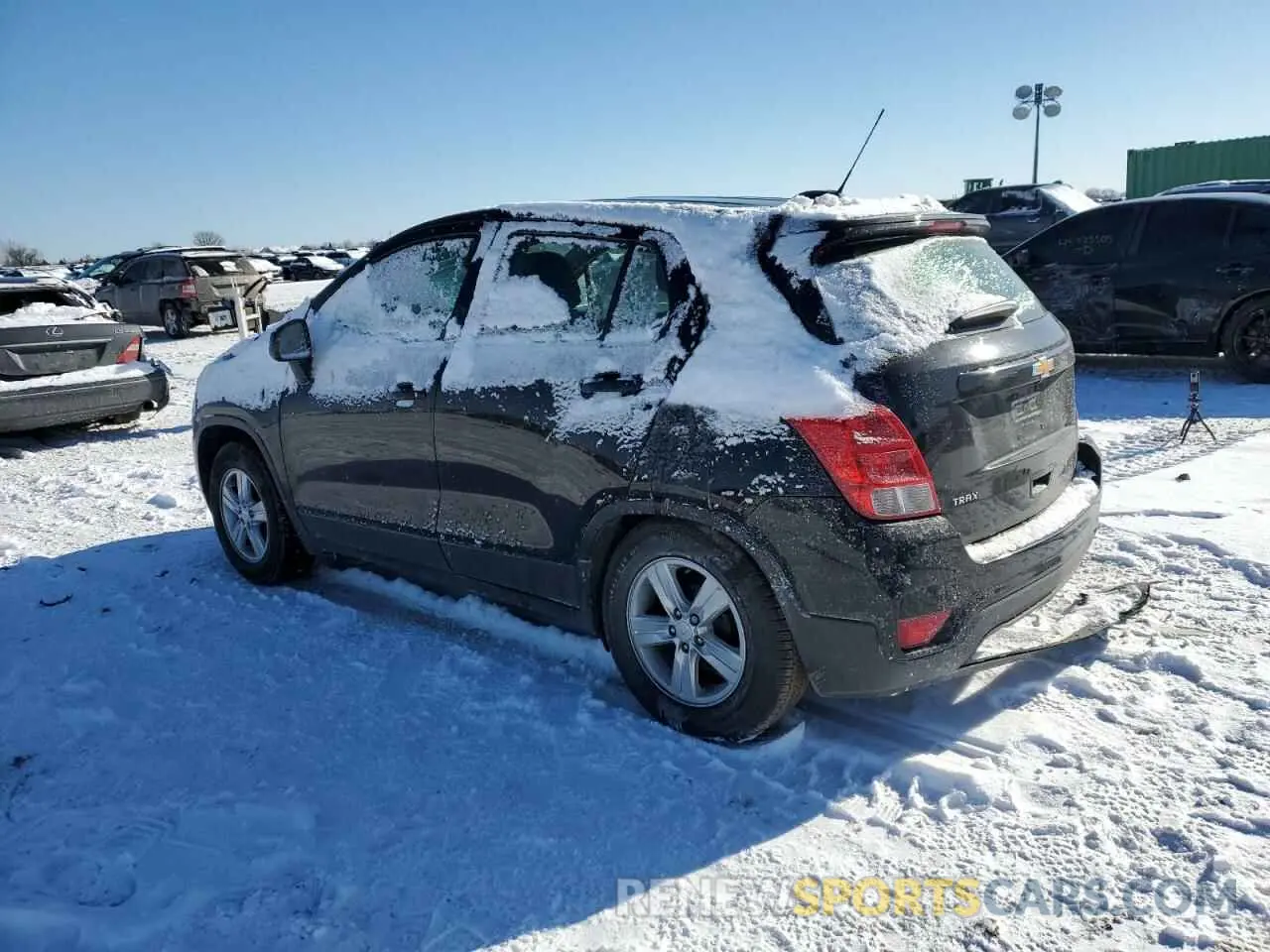 2 Photograph of a damaged car 3GNCJKSB3LL219117 CHEVROLET TRAX 2020