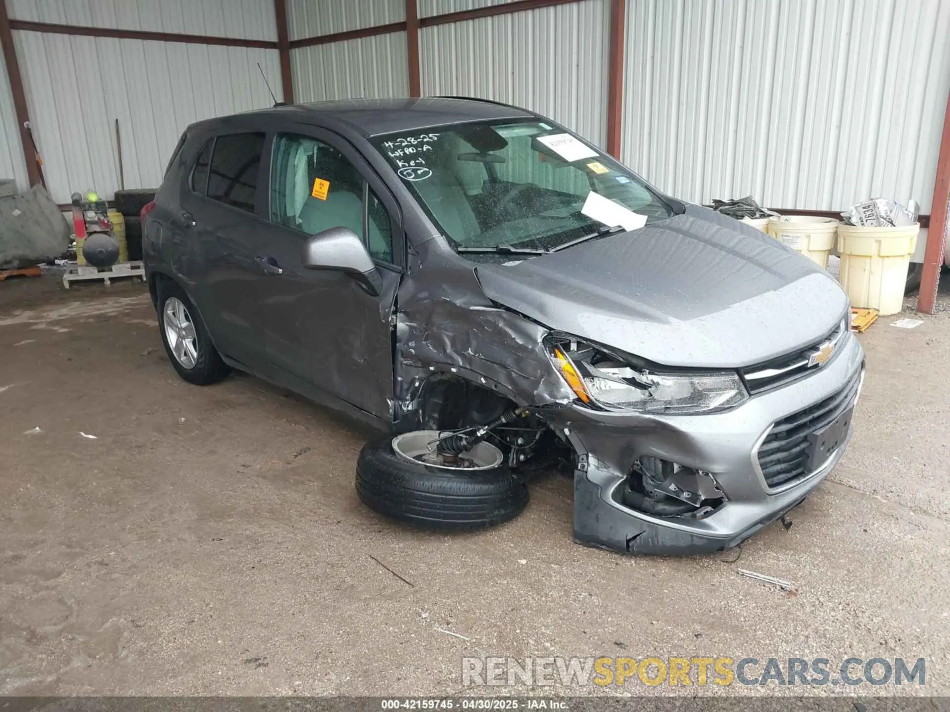 1 Photograph of a damaged car 3GNCJKSB3LL293007 CHEVROLET TRAX 2020