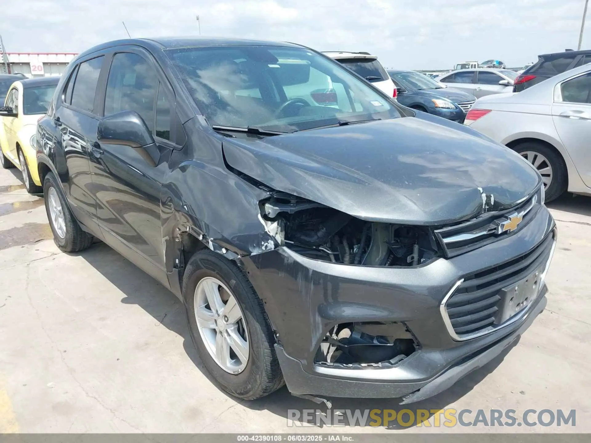 1 Photograph of a damaged car 3GNCJKSB5LL248117 CHEVROLET TRAX 2020
