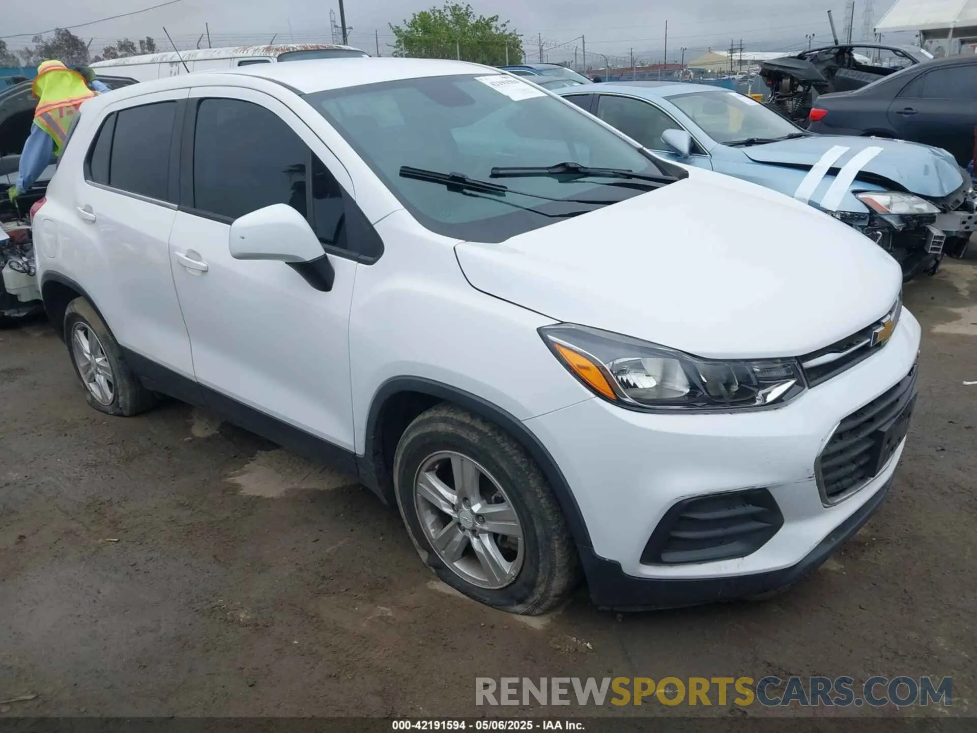 1 Photograph of a damaged car 3GNCJKSB7LL171573 CHEVROLET TRAX 2020