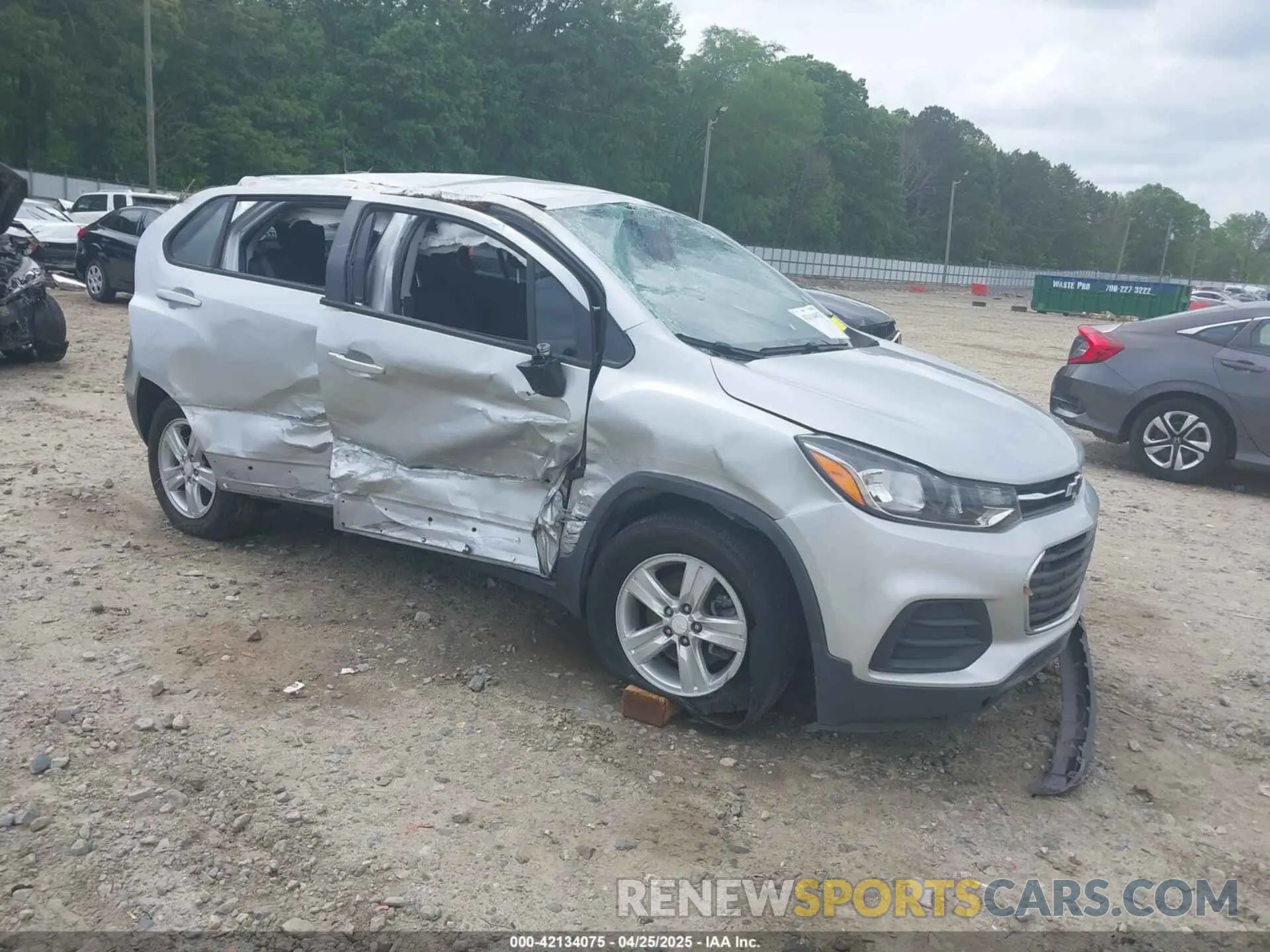 1 Photograph of a damaged car 3GNCJKSB7LL201476 CHEVROLET TRAX 2020