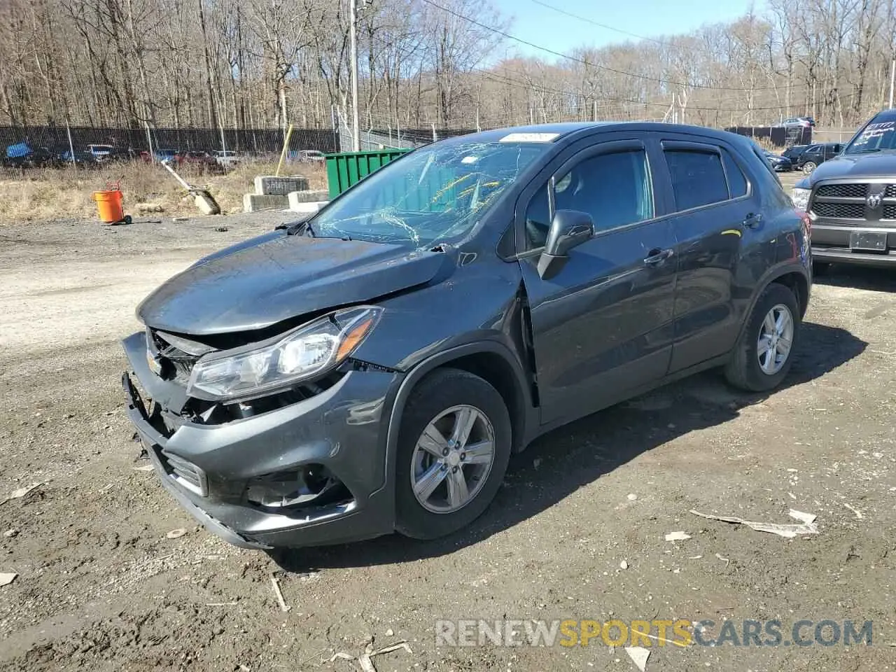 1 Photograph of a damaged car 3GNCJKSB8LL109616 CHEVROLET TRAX 2020