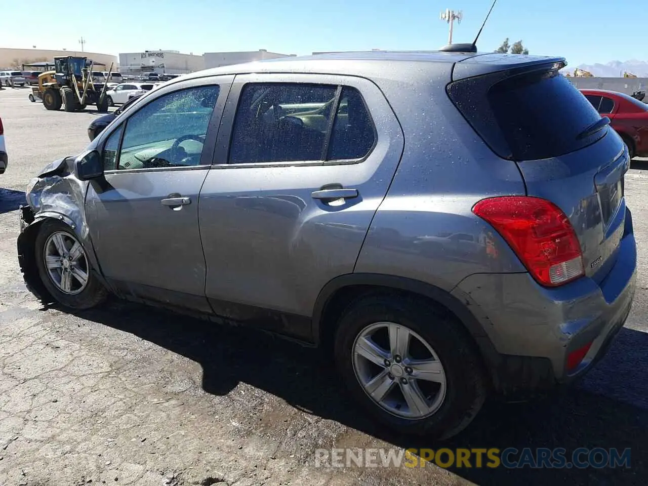 2 Photograph of a damaged car 3GNCJKSB8LL277322 CHEVROLET TRAX 2020