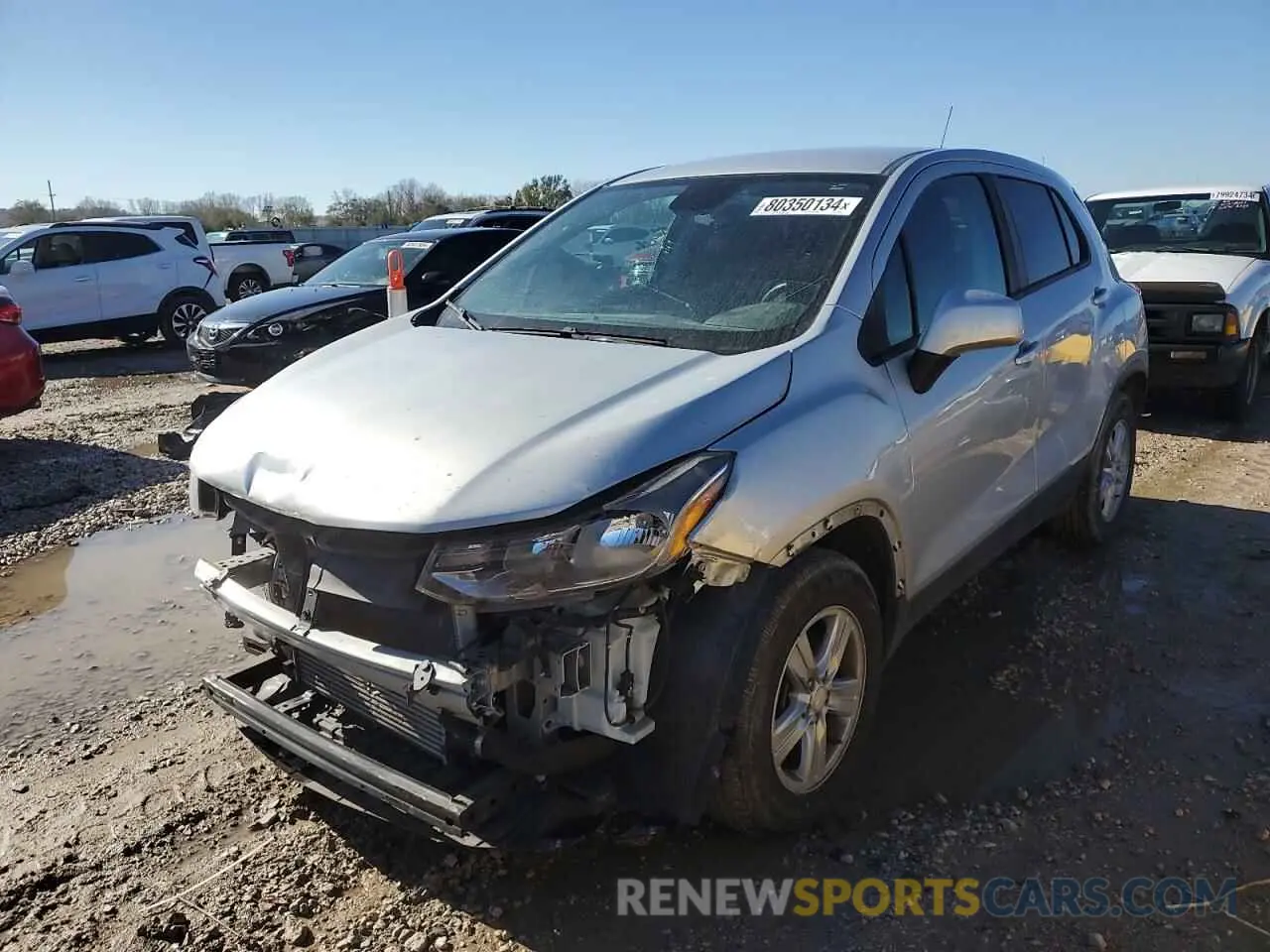 1 Photograph of a damaged car 3GNCJKSB9LL127686 CHEVROLET TRAX 2020