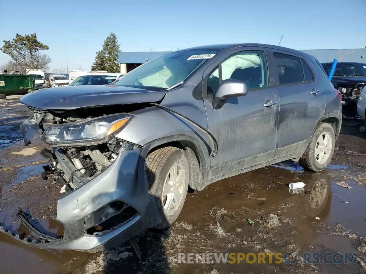 1 Photograph of a damaged car 3GNCJKSB9LL157657 CHEVROLET TRAX 2020