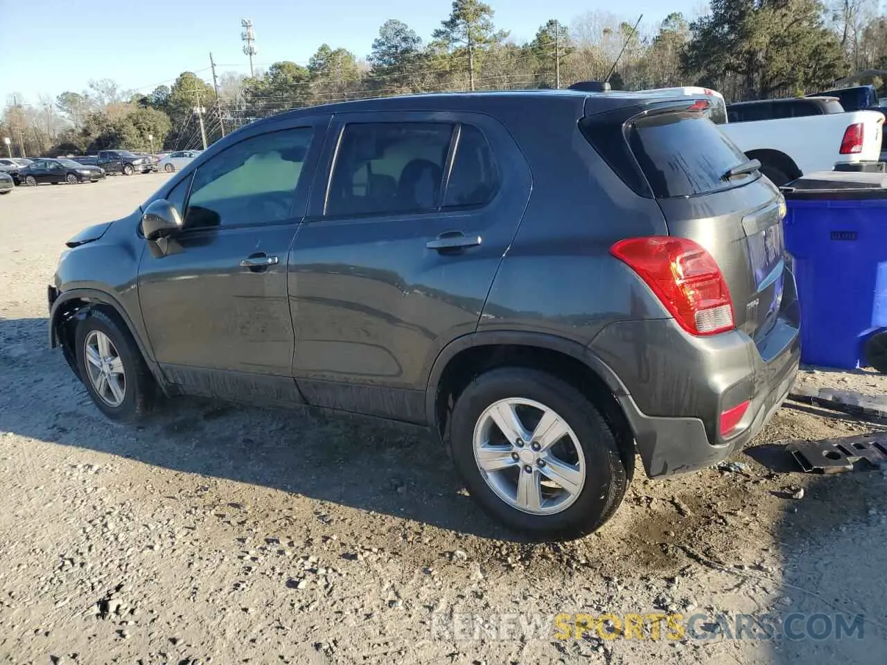 2 Photograph of a damaged car 3GNCJKSB9LL190321 CHEVROLET TRAX 2020