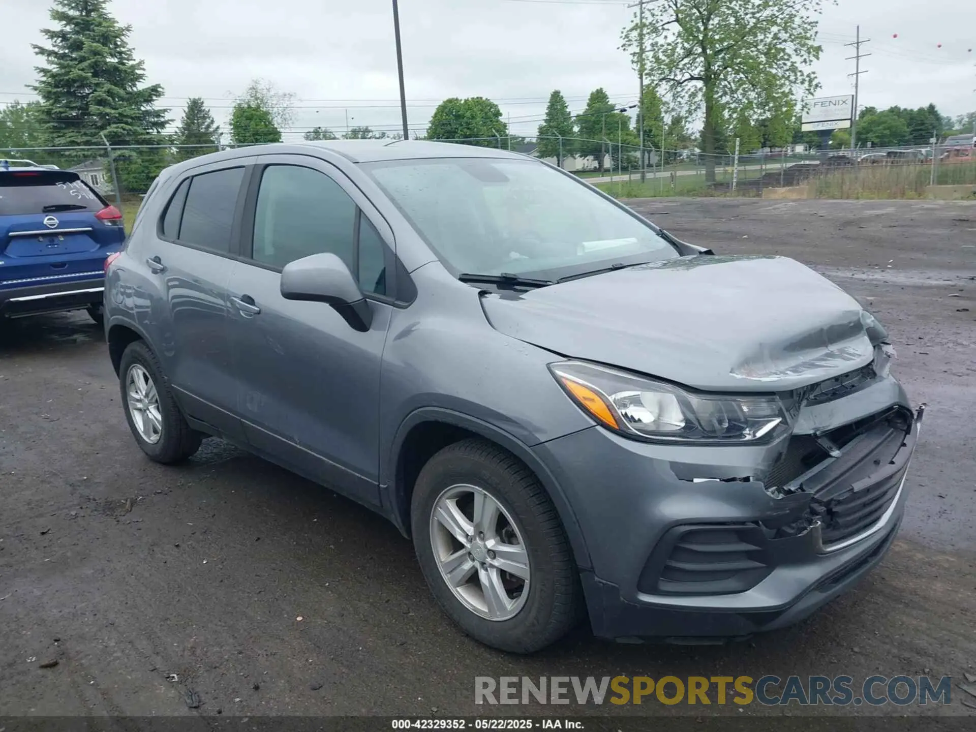 1 Photograph of a damaged car 3GNCJKSBXLL175343 CHEVROLET TRAX 2020