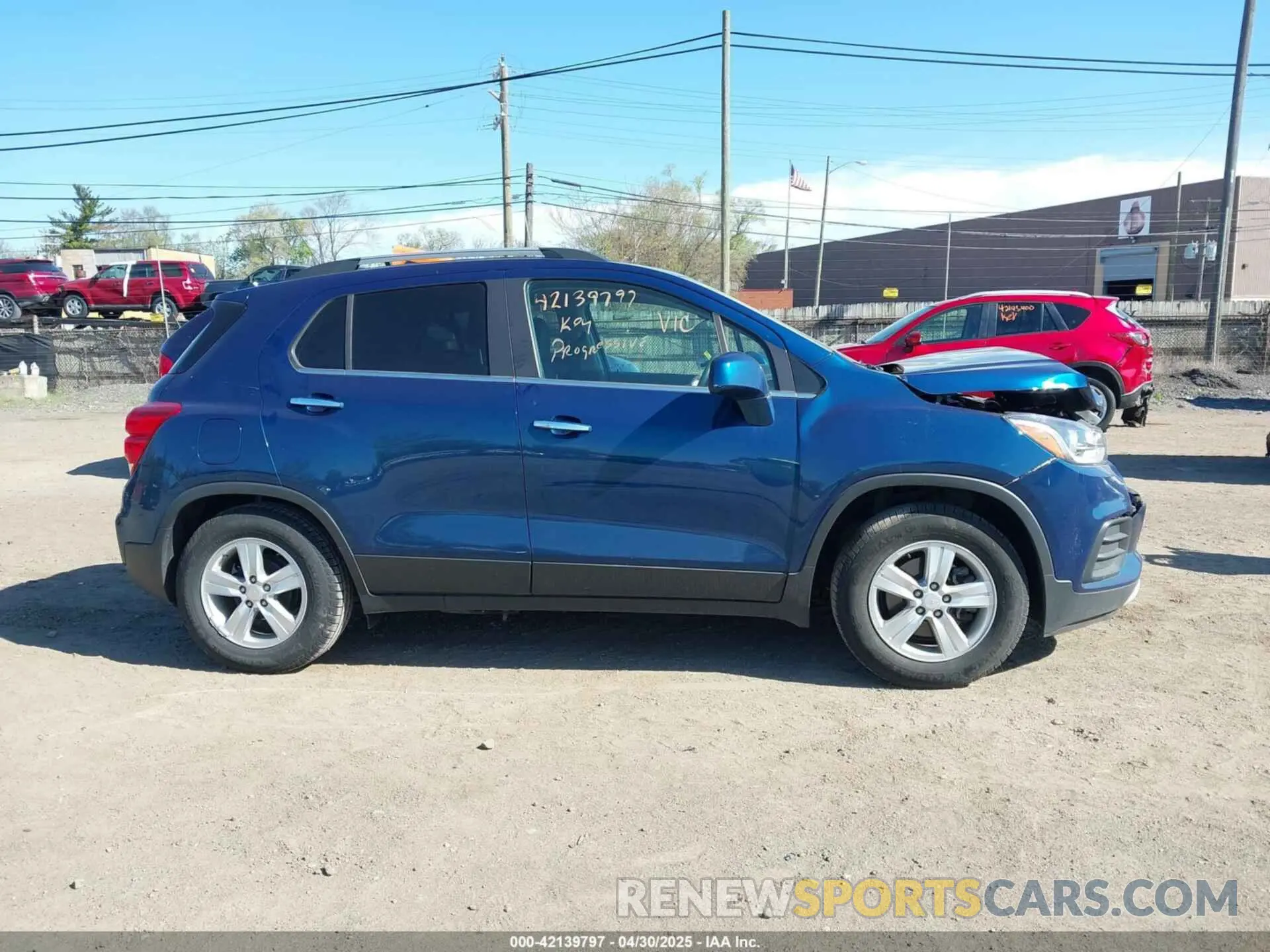 13 Photograph of a damaged car 3GNCJLSB0LL109700 CHEVROLET TRAX 2020