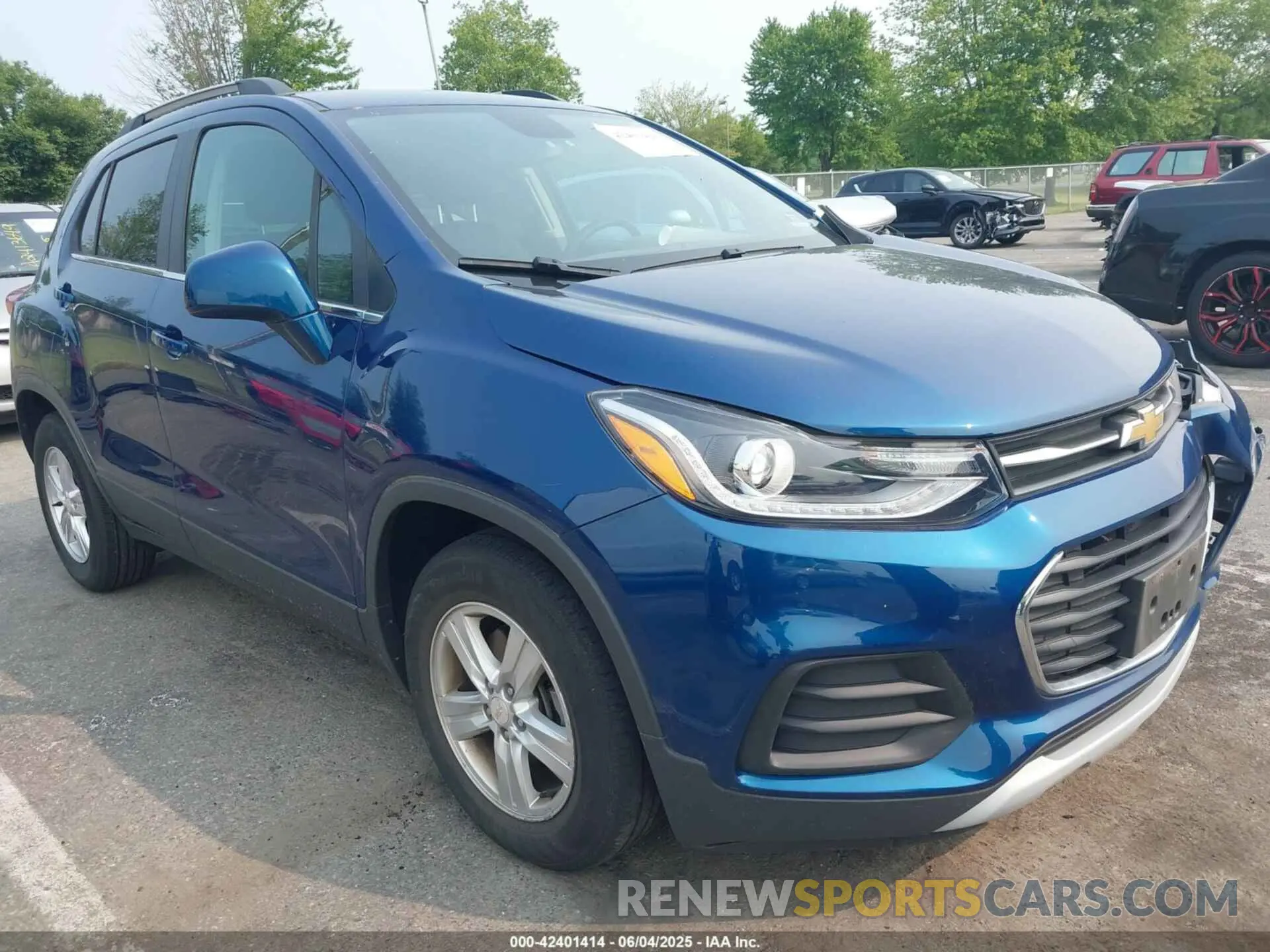 1 Photograph of a damaged car 3GNCJLSB0LL132779 CHEVROLET TRAX 2020