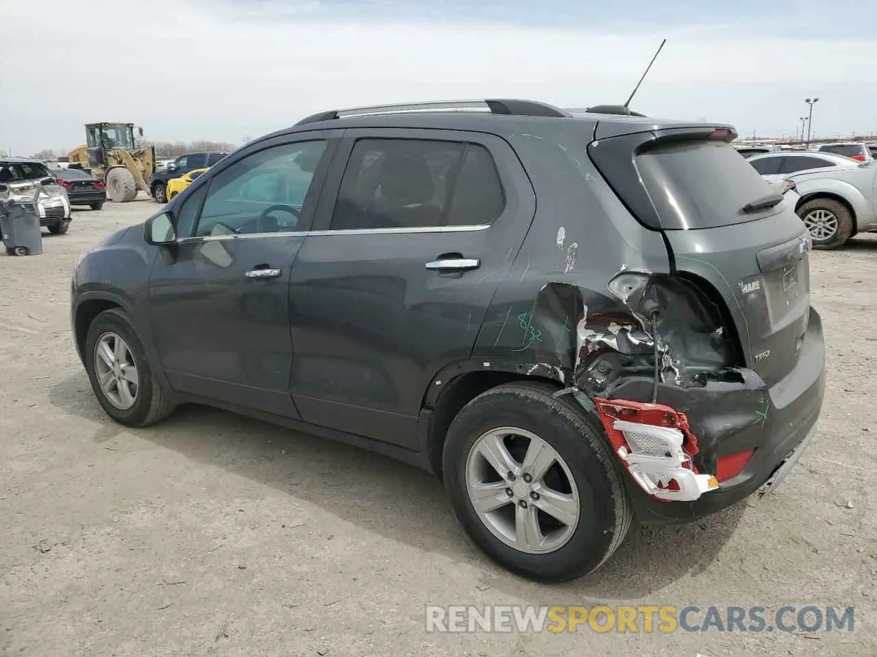 2 Photograph of a damaged car 3GNCJLSB0LL160615 CHEVROLET TRAX 2020