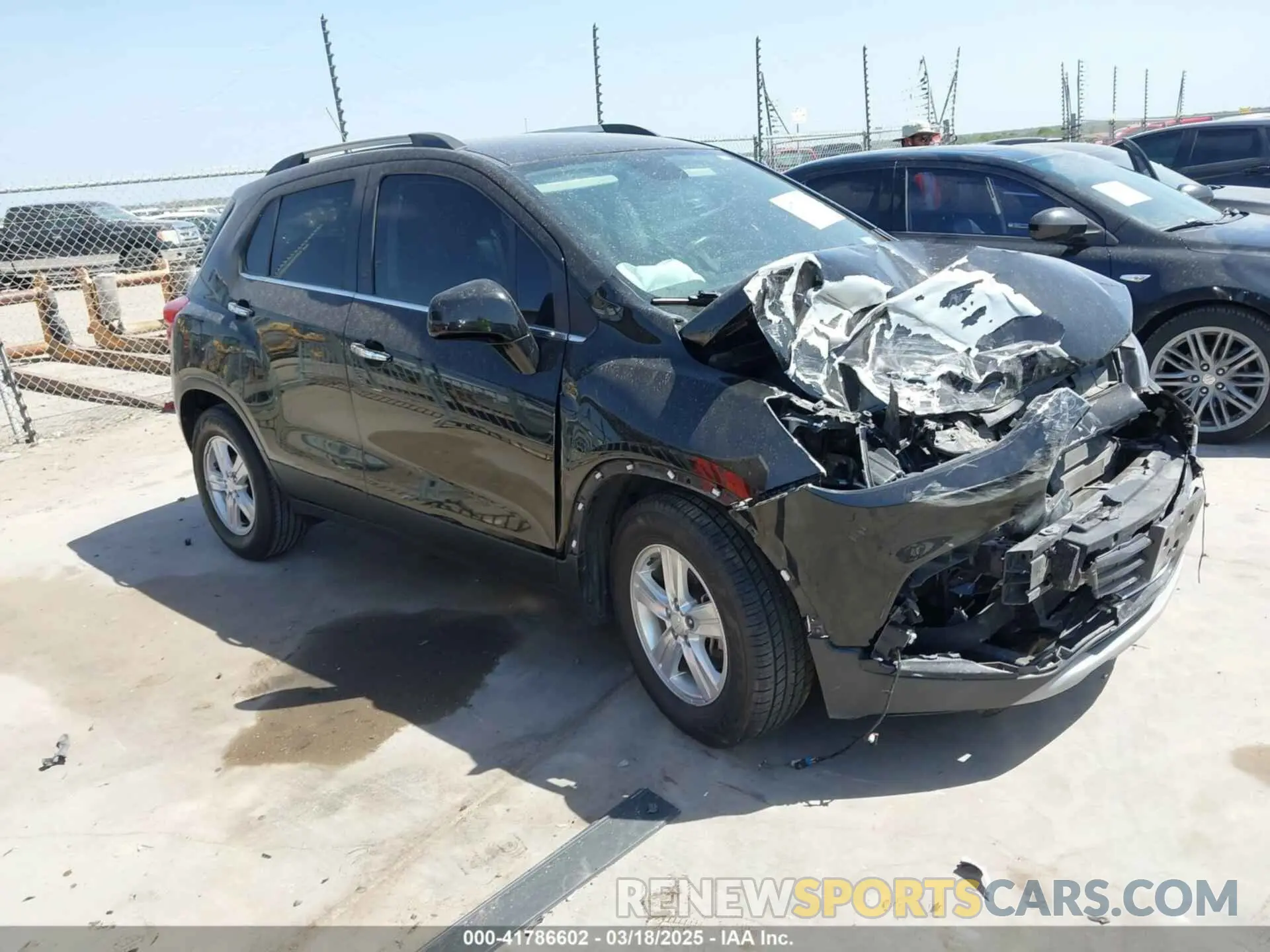 1 Photograph of a damaged car 3GNCJLSB0LL316958 CHEVROLET TRAX 2020