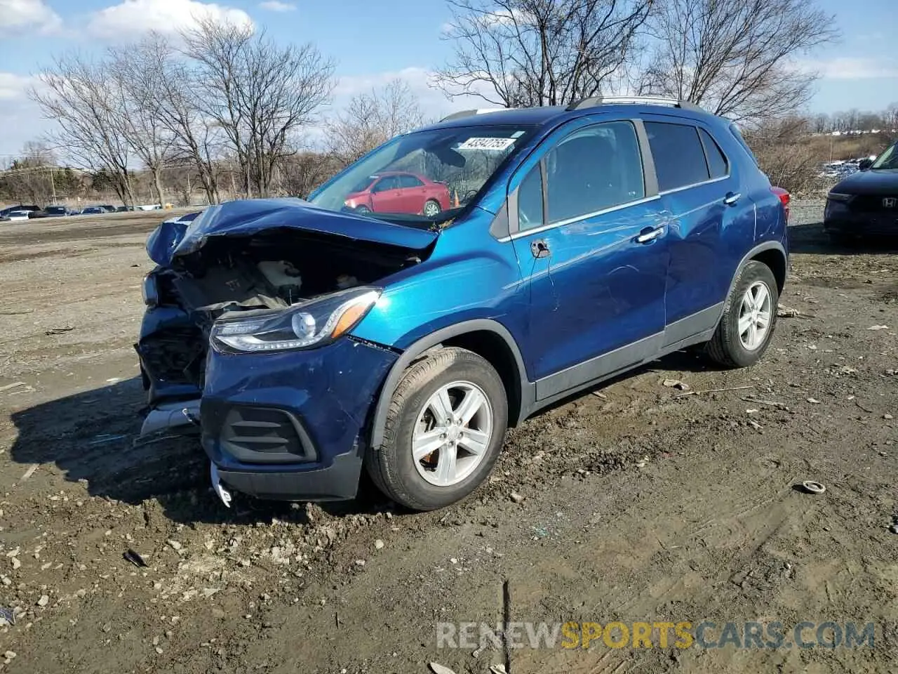 1 Photograph of a damaged car 3GNCJLSB1LL153933 CHEVROLET TRAX 2020