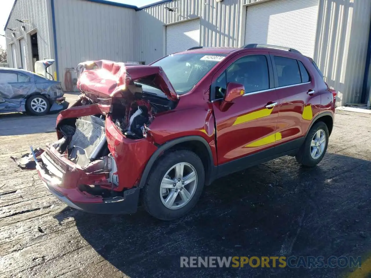 1 Photograph of a damaged car 3GNCJLSB2LL235816 CHEVROLET TRAX 2020