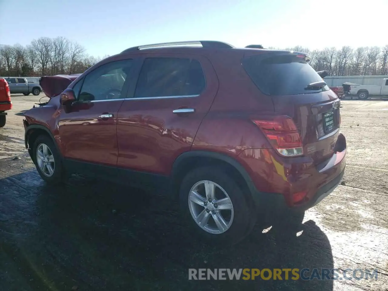 2 Photograph of a damaged car 3GNCJLSB2LL235816 CHEVROLET TRAX 2020