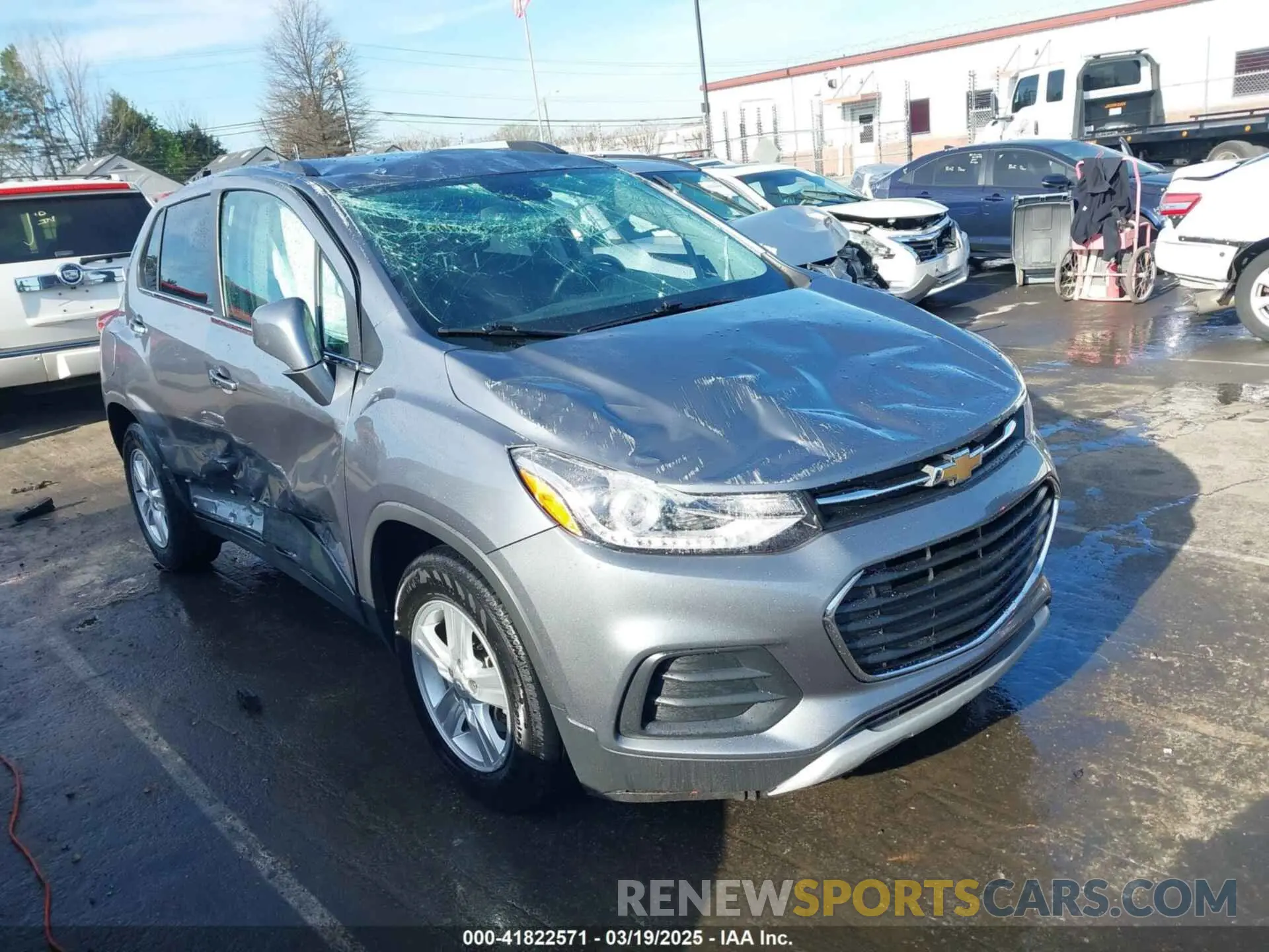 1 Photograph of a damaged car 3GNCJLSB3LL320390 CHEVROLET TRAX 2020