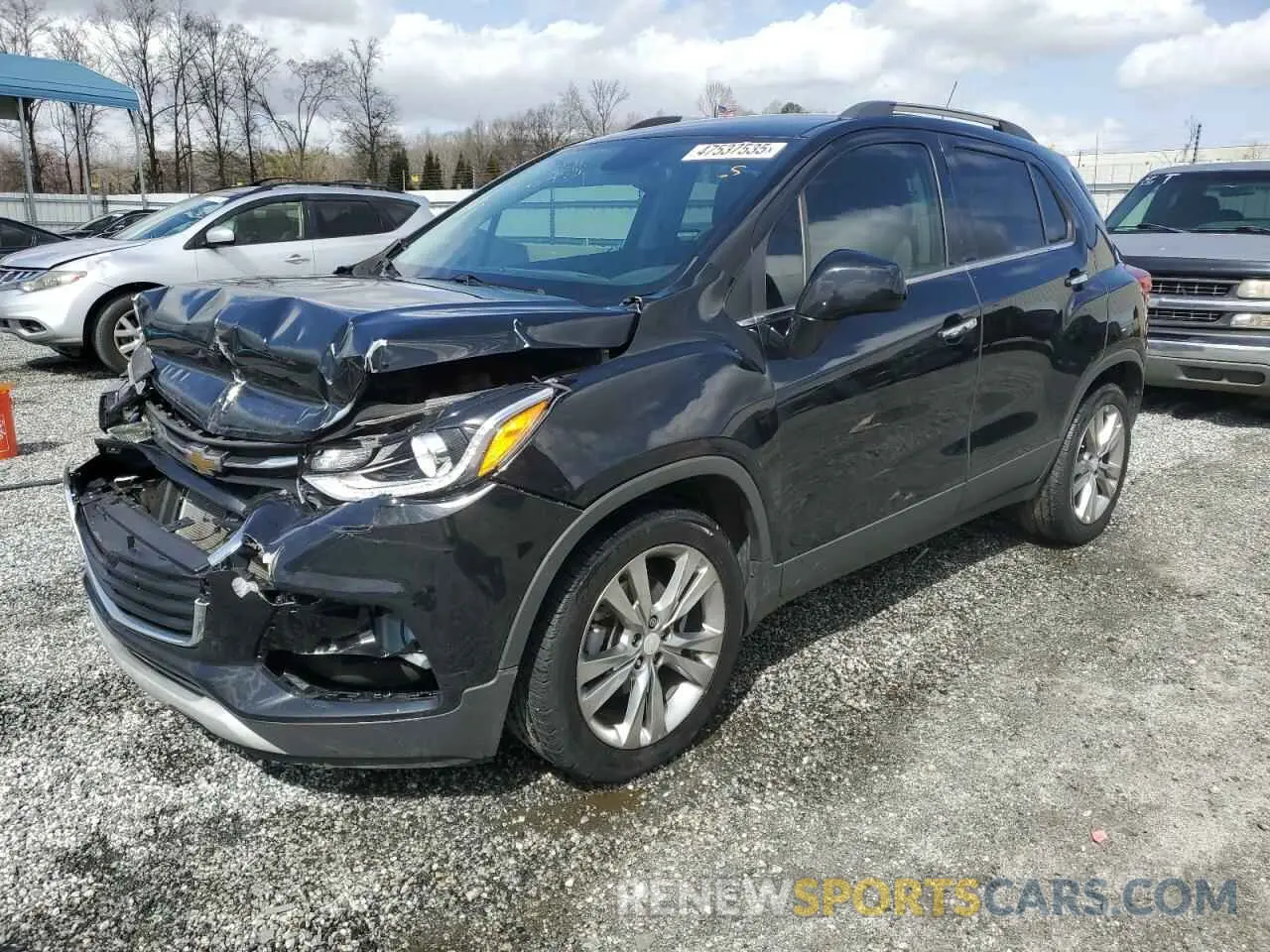1 Photograph of a damaged car 3GNCJLSB4LL221075 CHEVROLET TRAX 2020