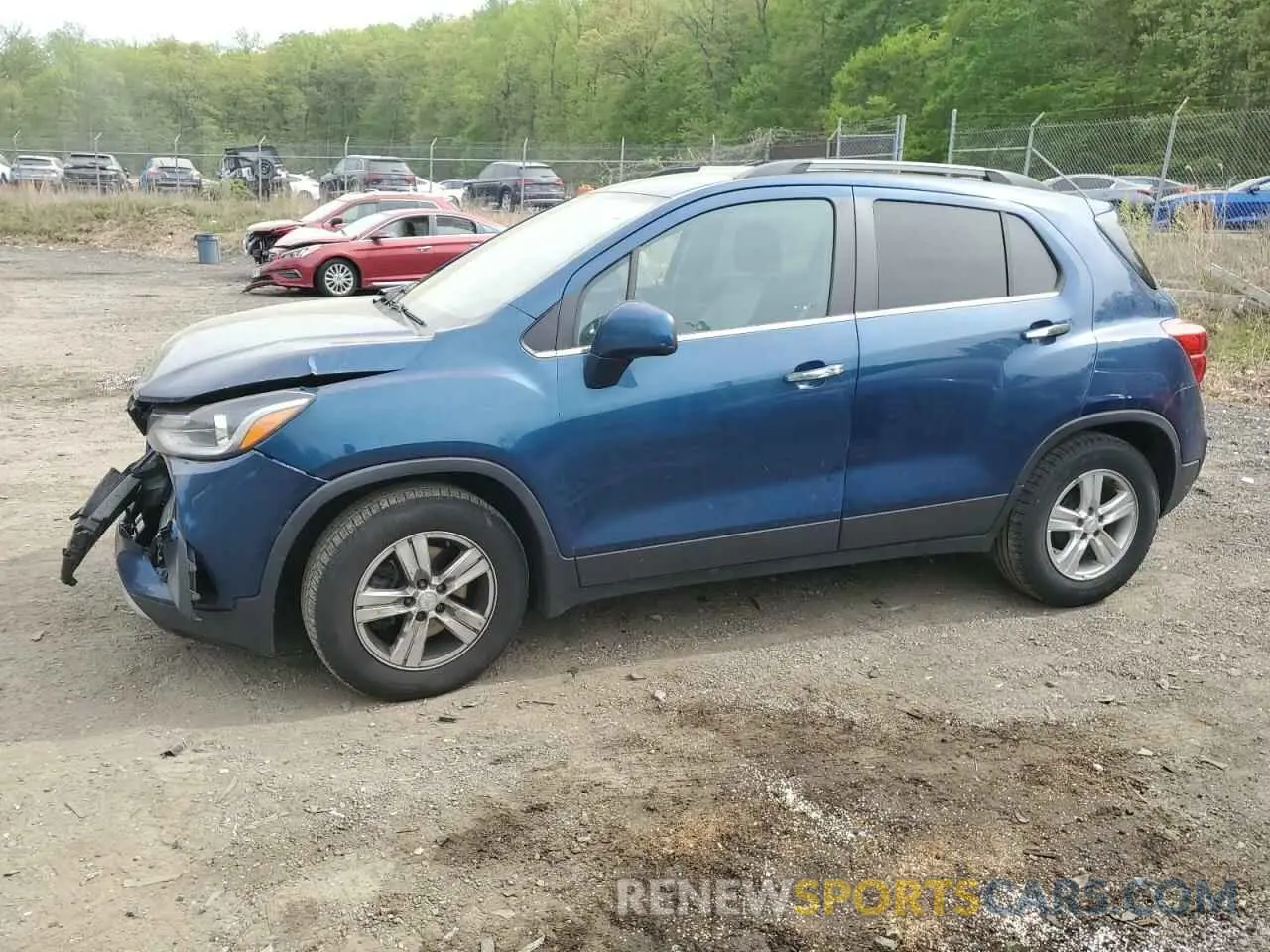 1 Photograph of a damaged car 3GNCJLSB4LL317899 CHEVROLET TRAX 2020