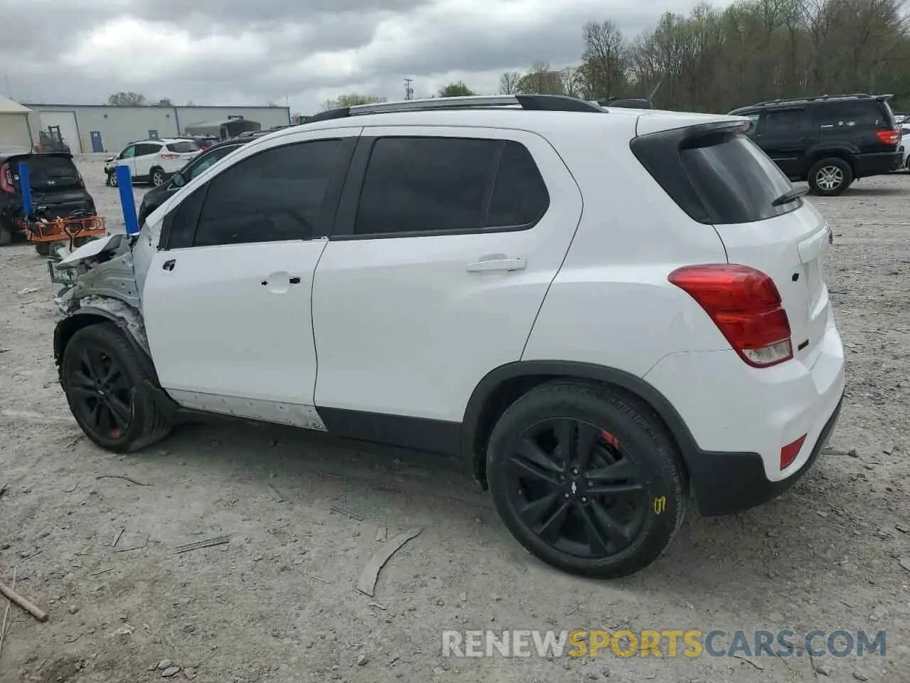 2 Photograph of a damaged car 3GNCJLSB6LL191786 CHEVROLET TRAX 2020